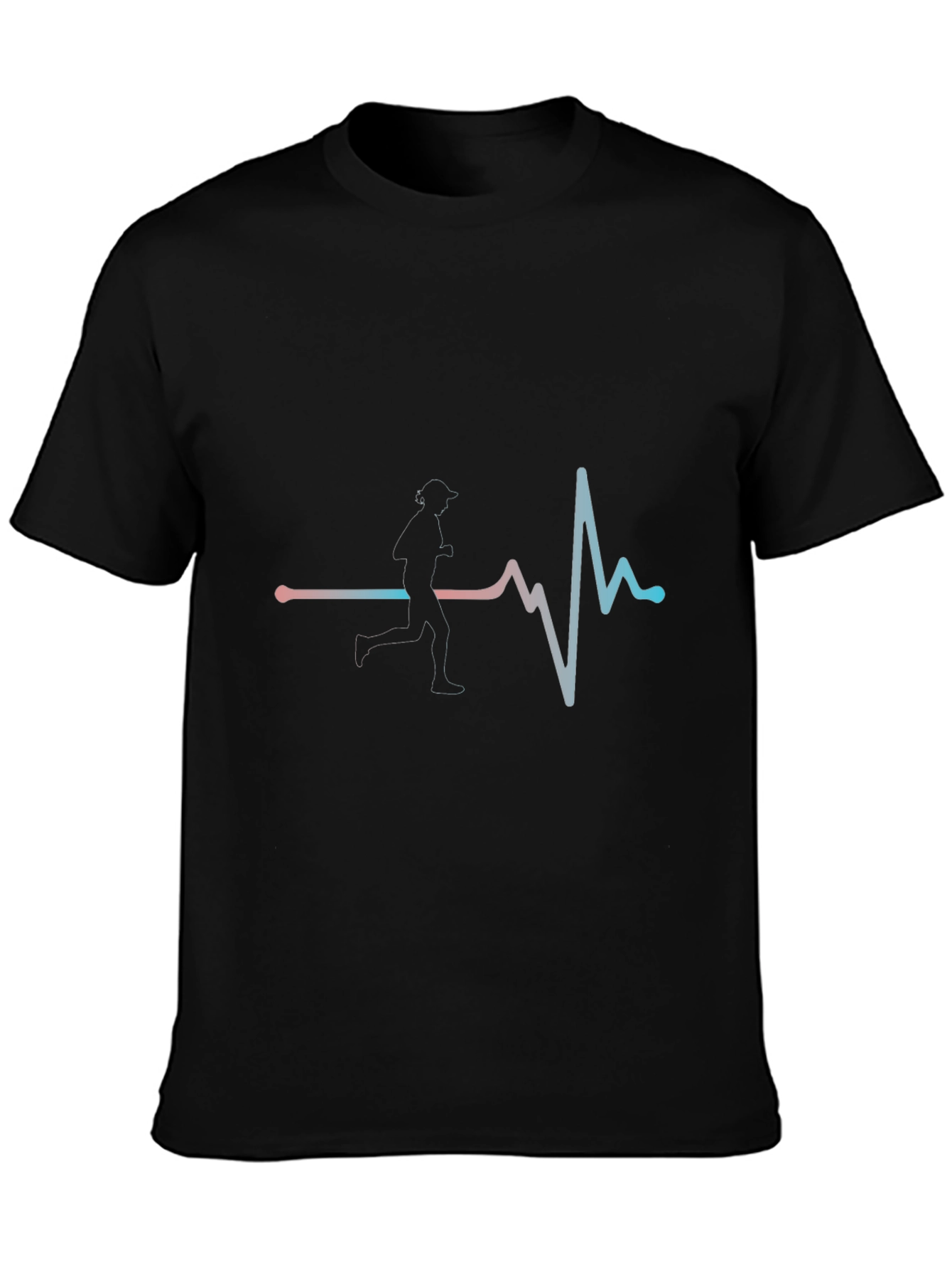 Runner Heartbeat T-Shirt - Active Lifestyle Apparel