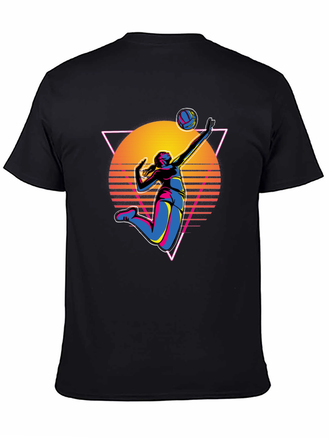 Volleyball Player Retro T-Shirt