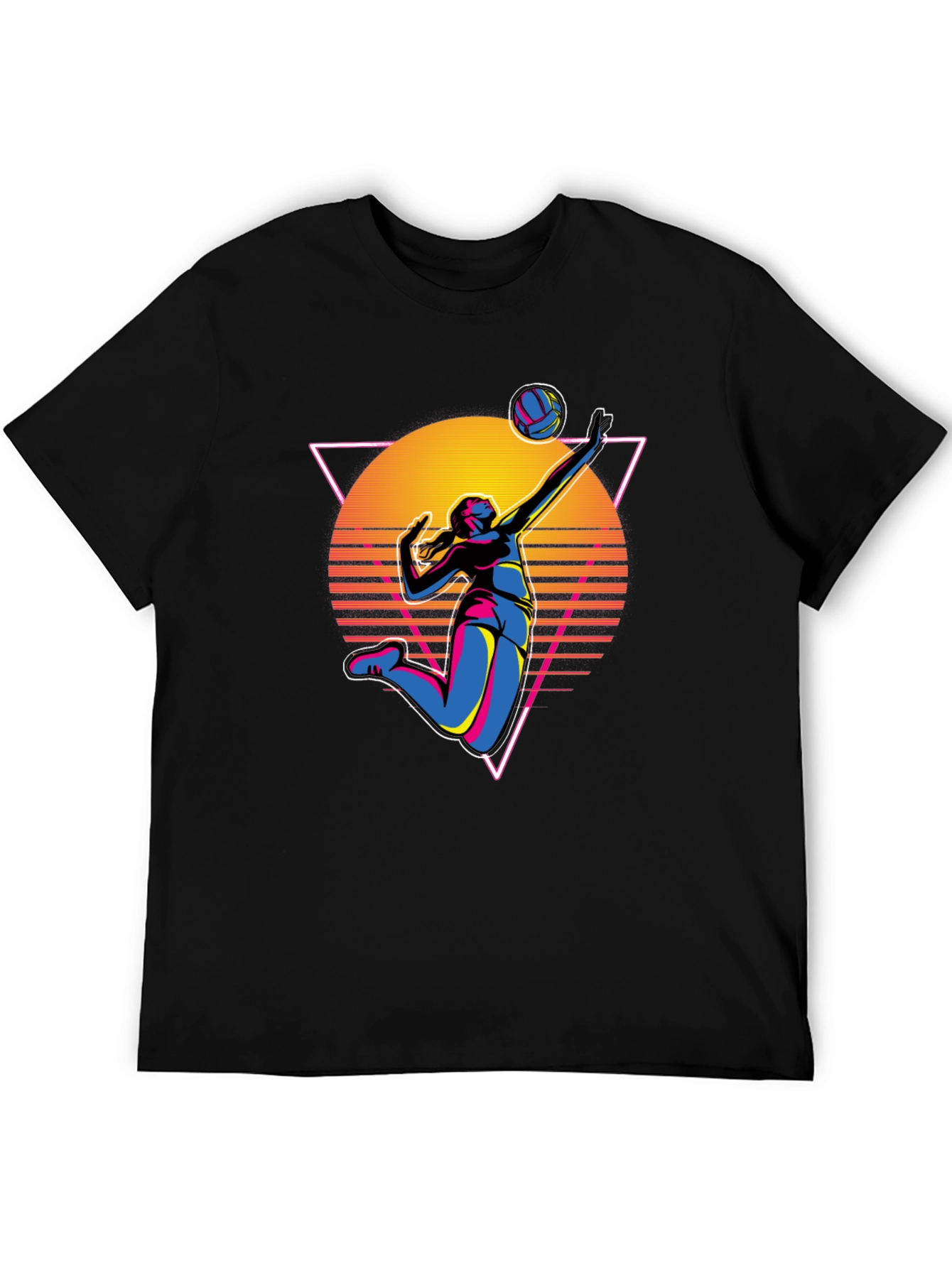 Volleyball Player Retro T-Shirt