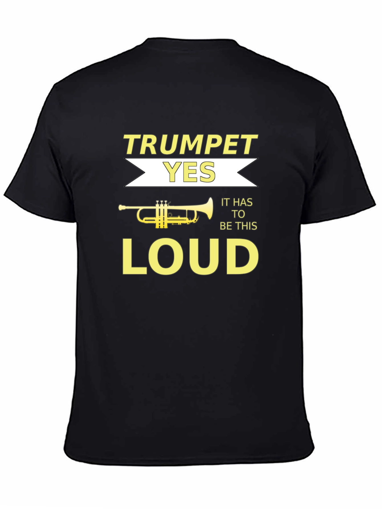 Trumpet Loud Music Graphic Tee