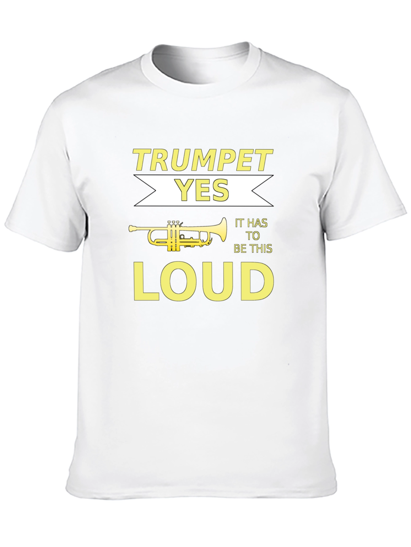 Trumpet Loud Music Graphic Tee