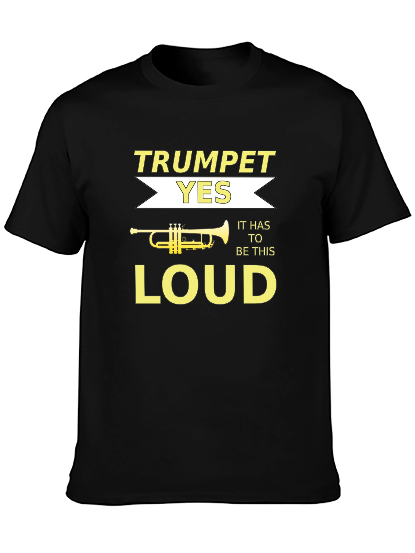 Trumpet Loud Music Graphic Tee