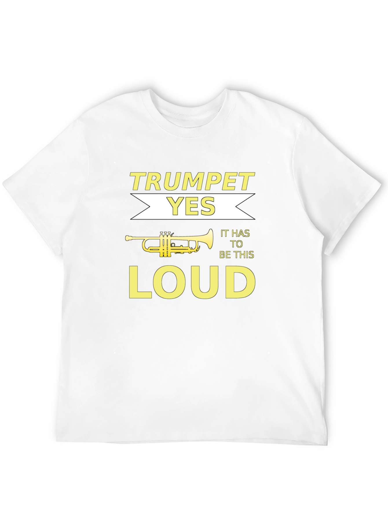 Trumpet Loud Music Graphic Tee