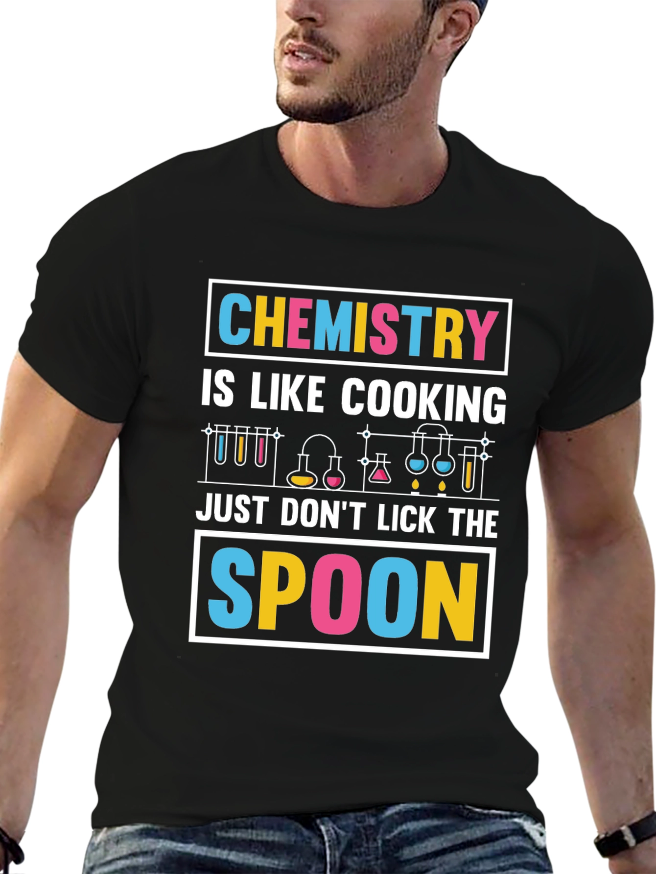 Chemistry Cooking Spoon T-Shirt