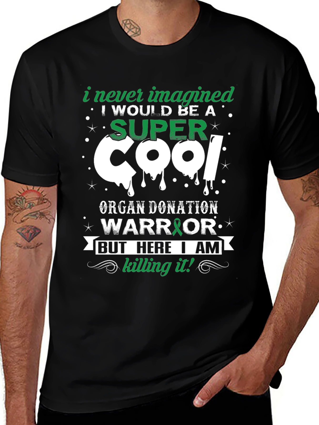 Super Cool Organ Donation Warrior T-Shirt