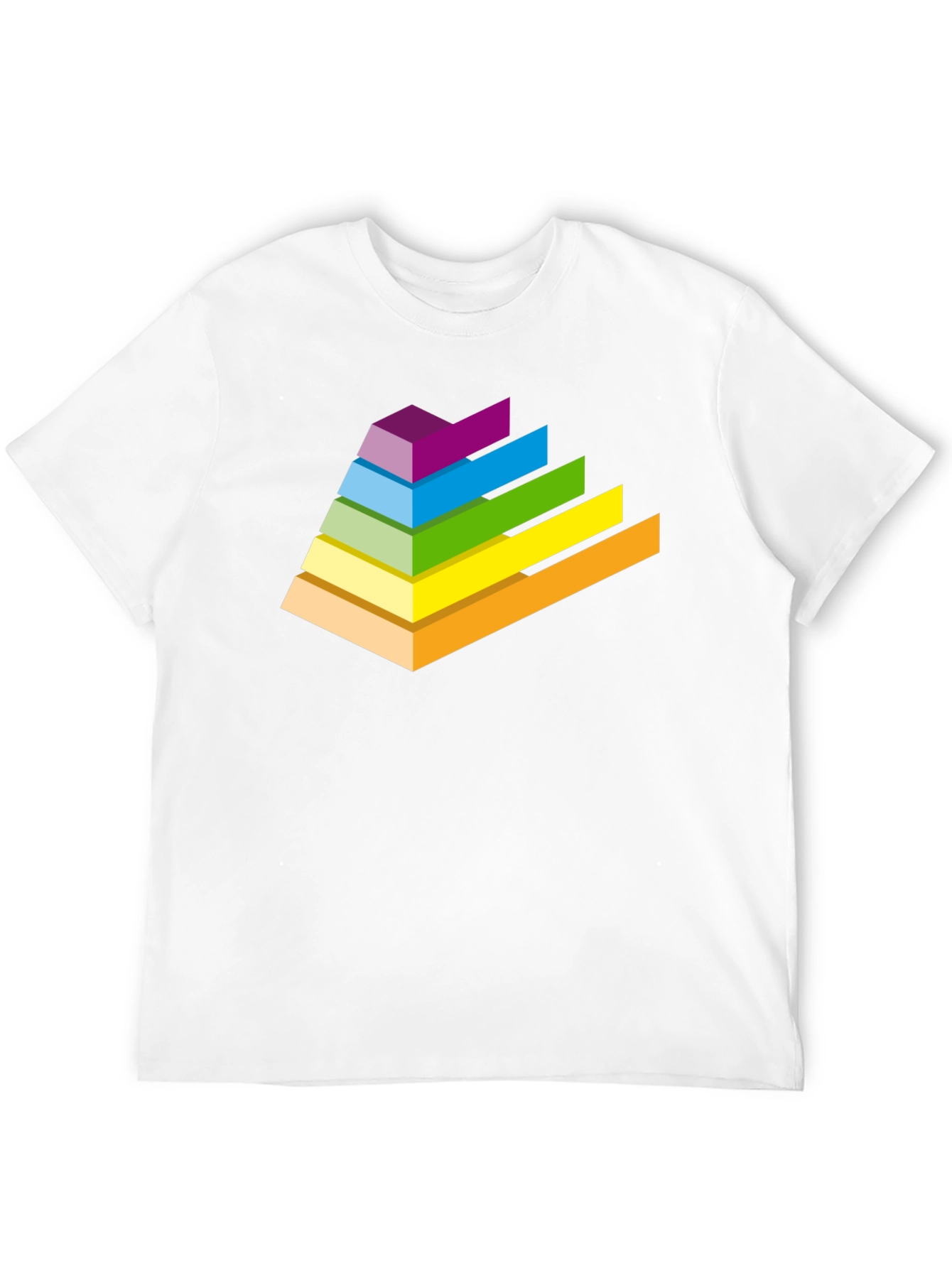 Retro Pyramid T-Shirt - Black Graphic Tee