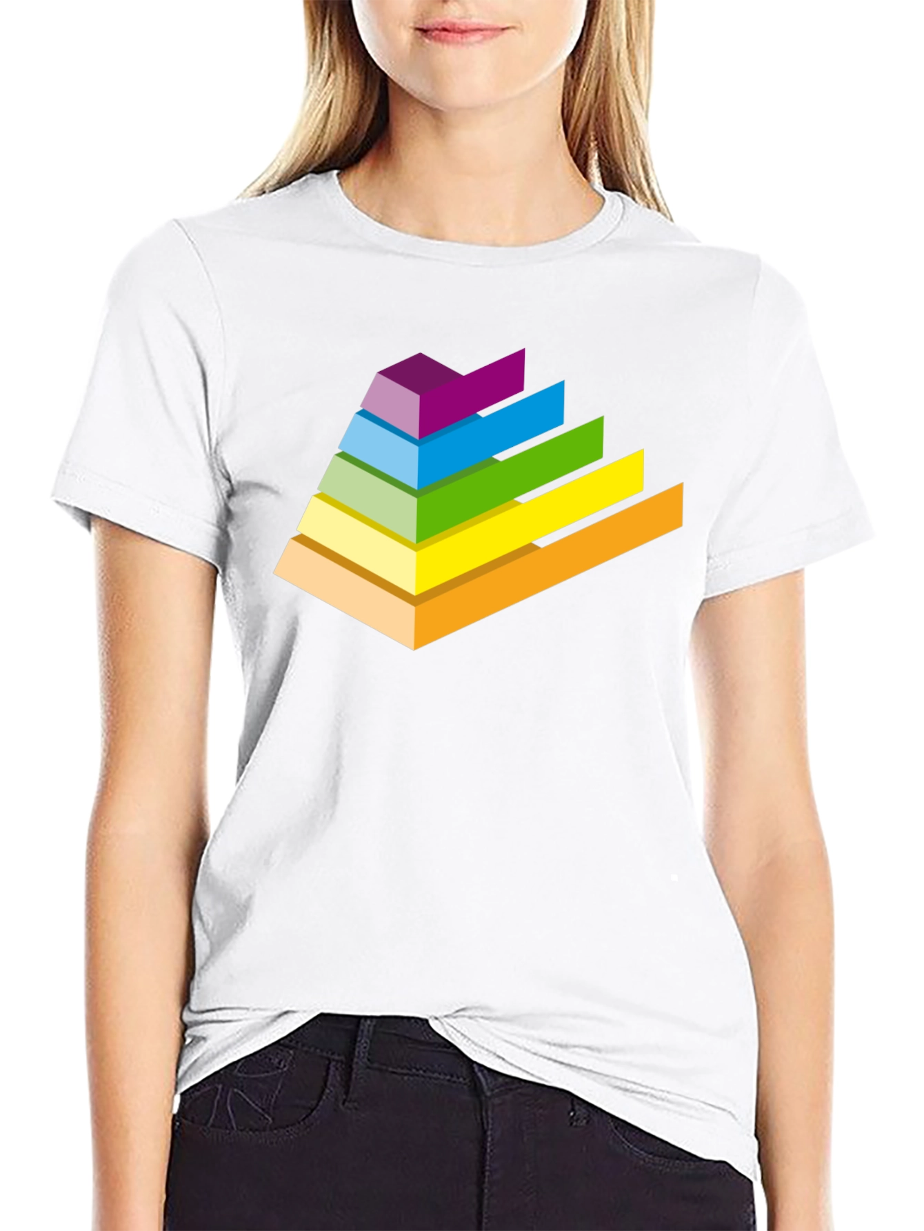 Retro Pyramid T-Shirt - Black Graphic Tee