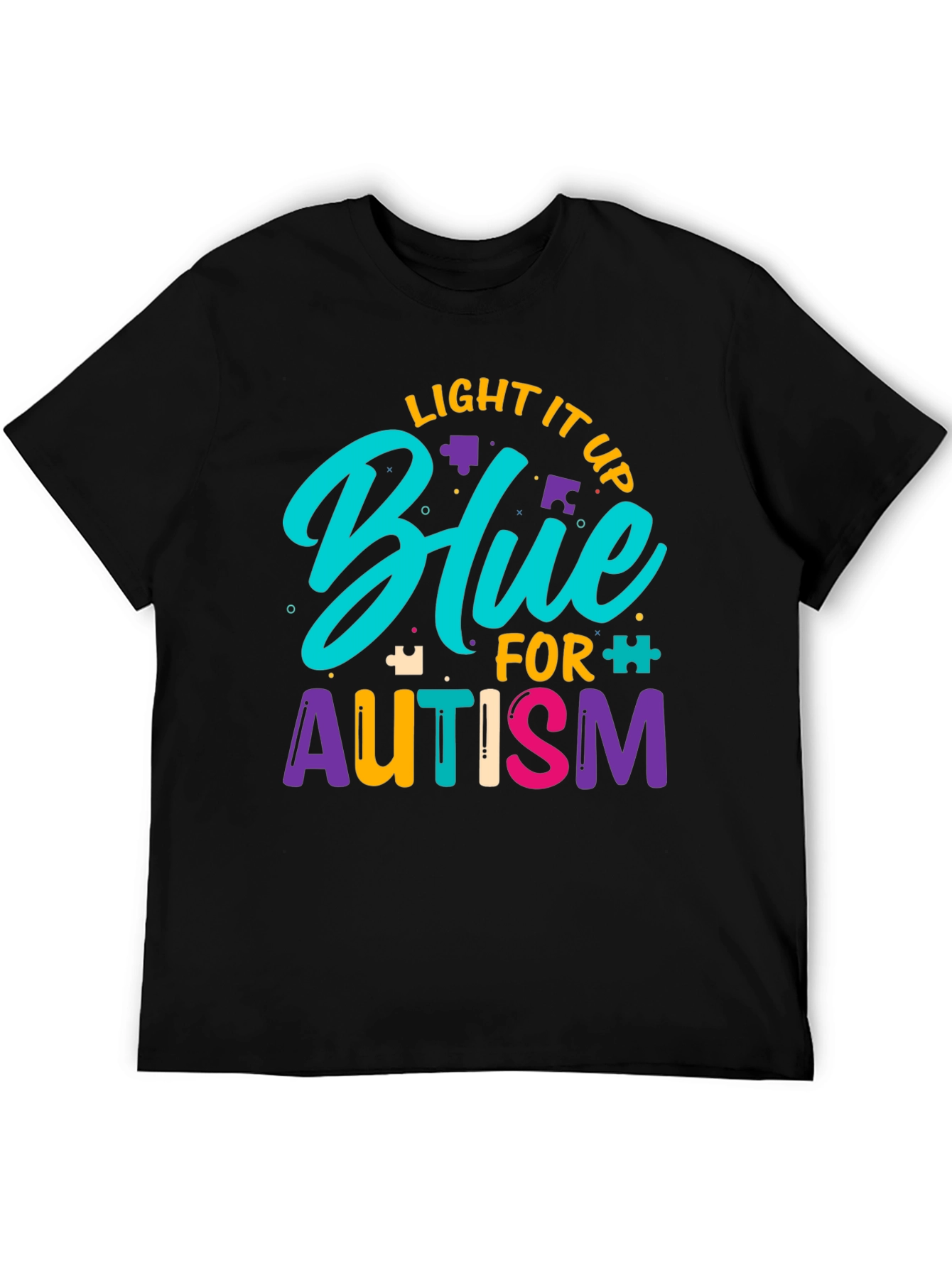 Light It Up Blue Autism Awareness T-Shirt