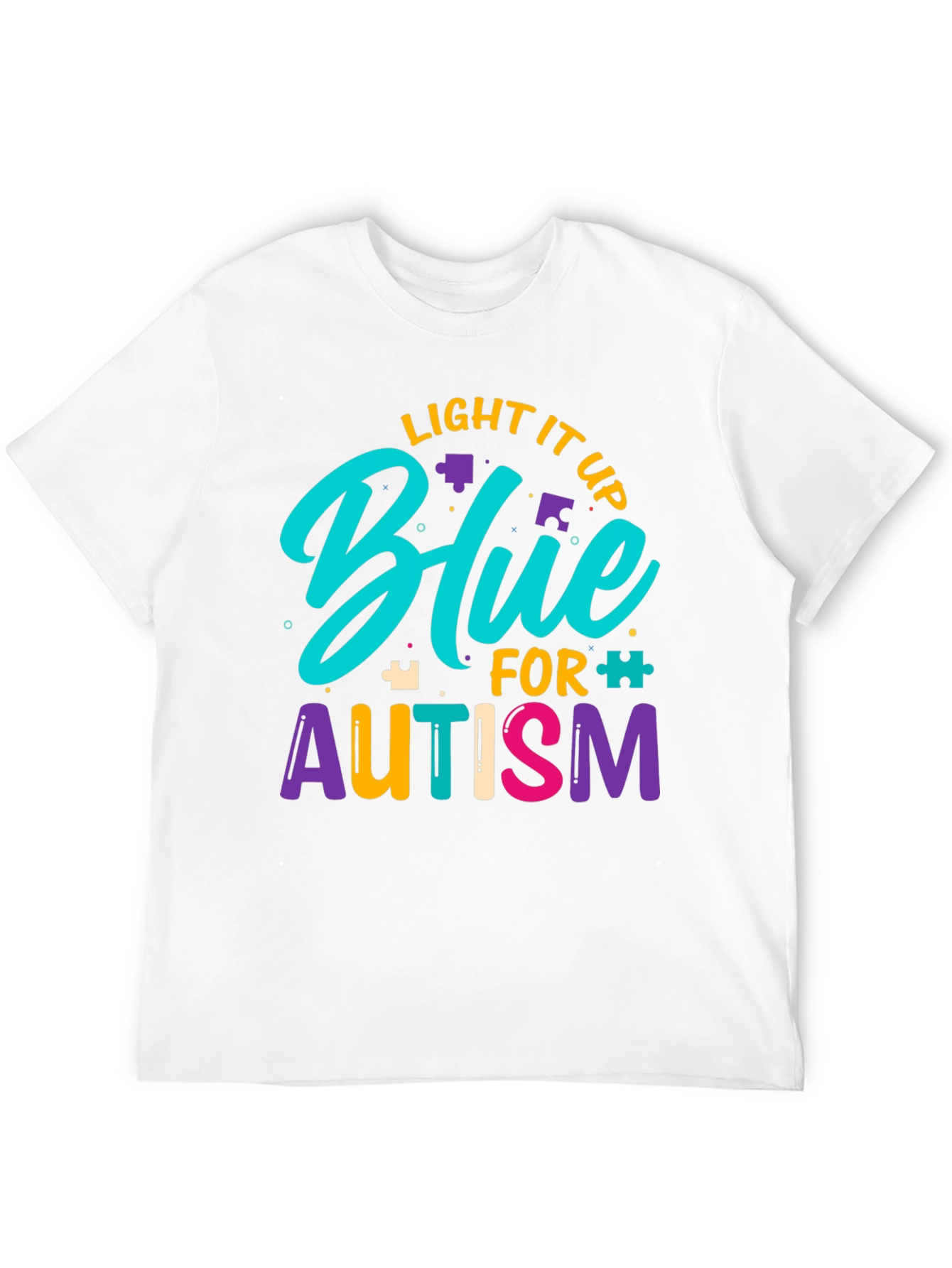Light It Up Blue Autism Awareness T-Shirt