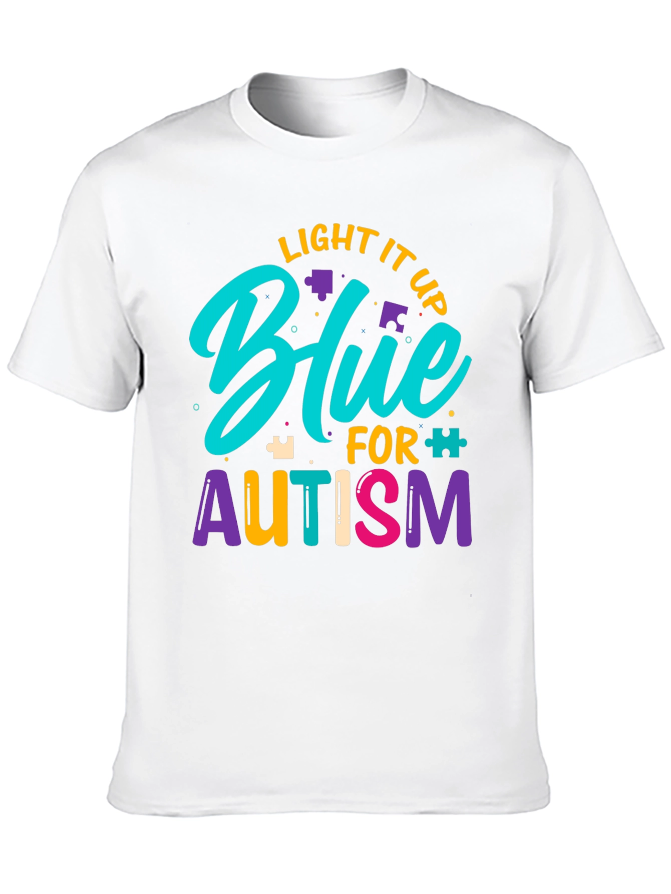 Light It Up Blue Autism Awareness T-Shirt