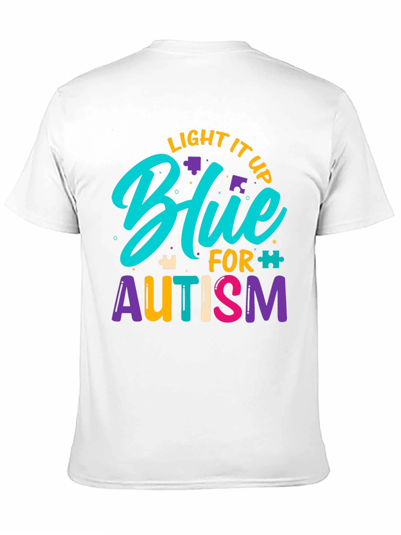 Light It Up Blue Autism Awareness T-Shirt
