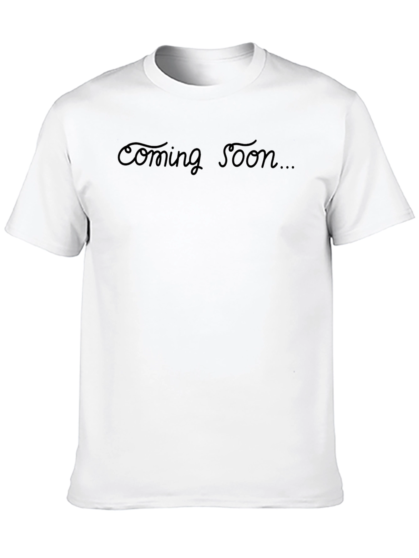 Coming Soon Black T-Shirt