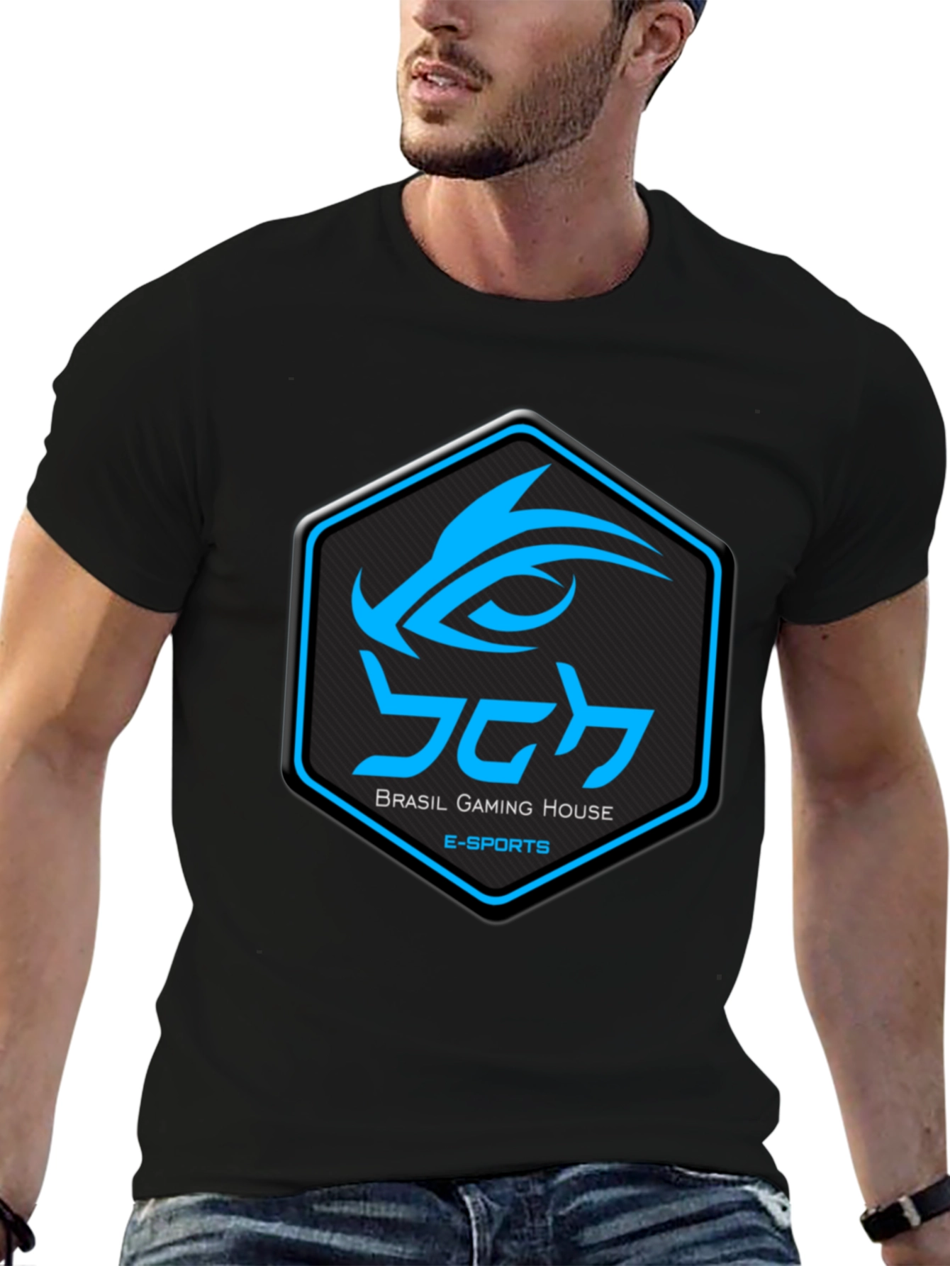 Brasil Gaming House E-Sports Black T-Shirt