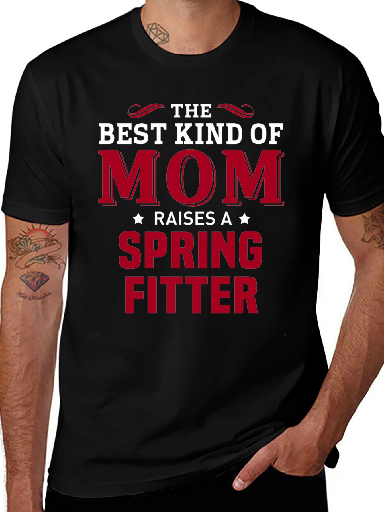 Best Kind of Mom Spring Fitter T-Shirt