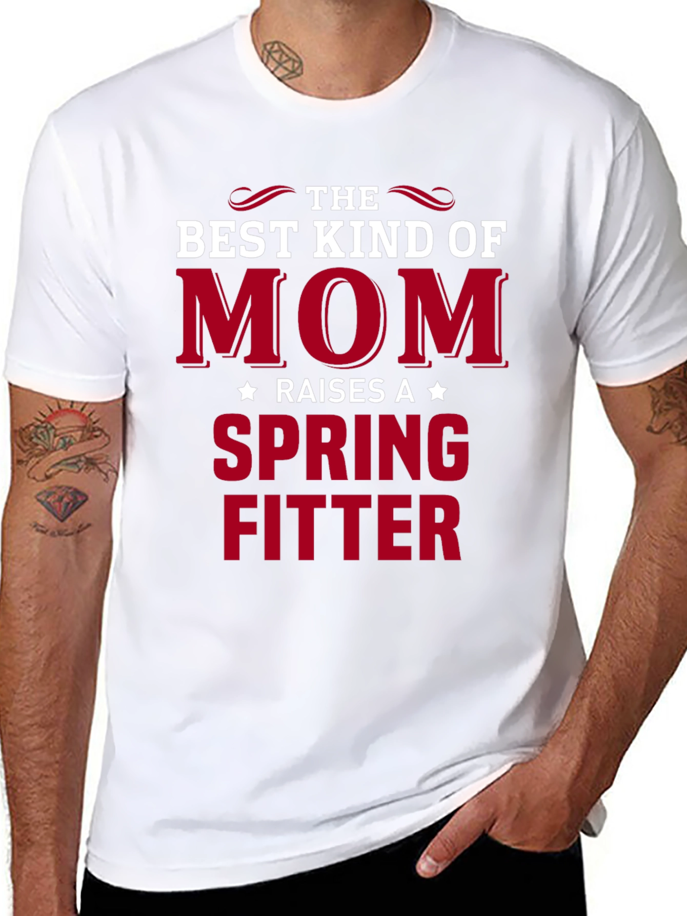 Best Kind of Mom Spring Fitter T-Shirt