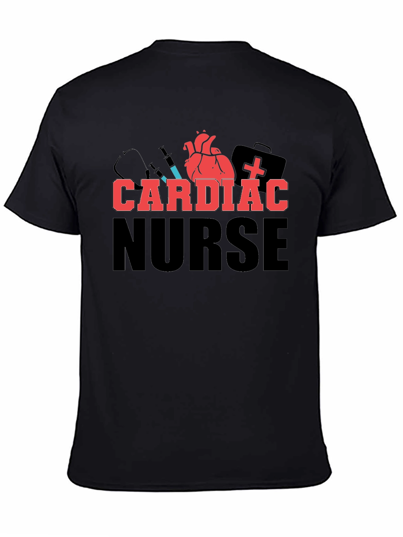 Cardiac Nurse T-Shirt - Heart & Medical Design