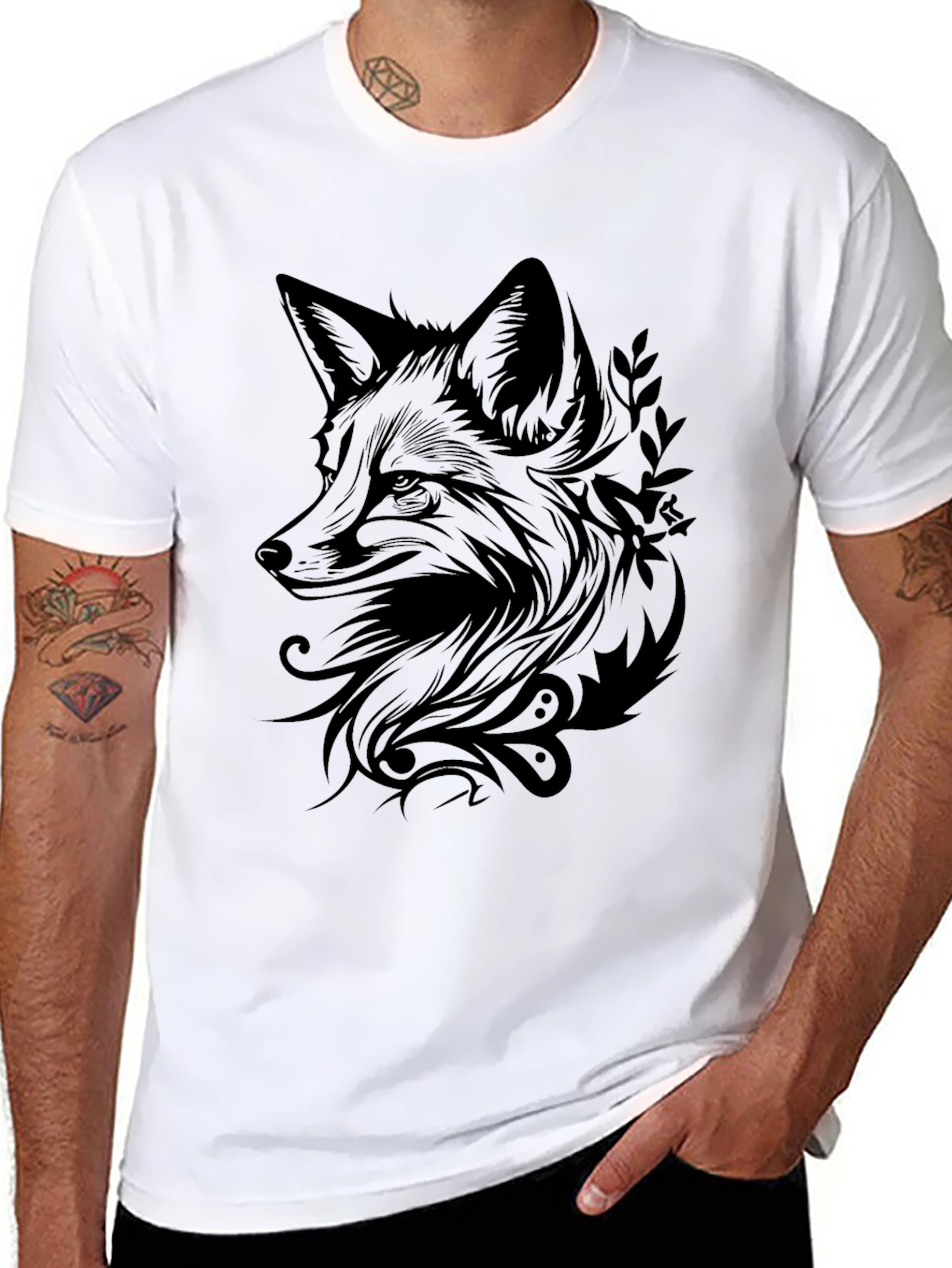 Fox Graphic Tee - Menswear Style