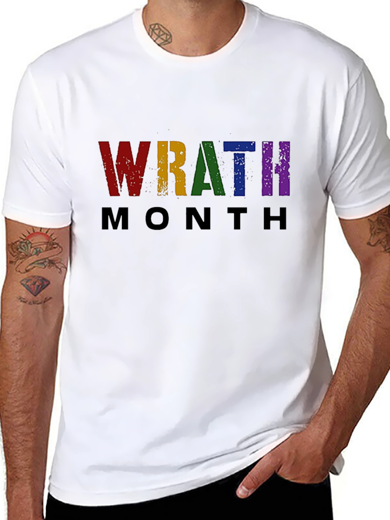 Wrath Month Rainbow T-Shirt