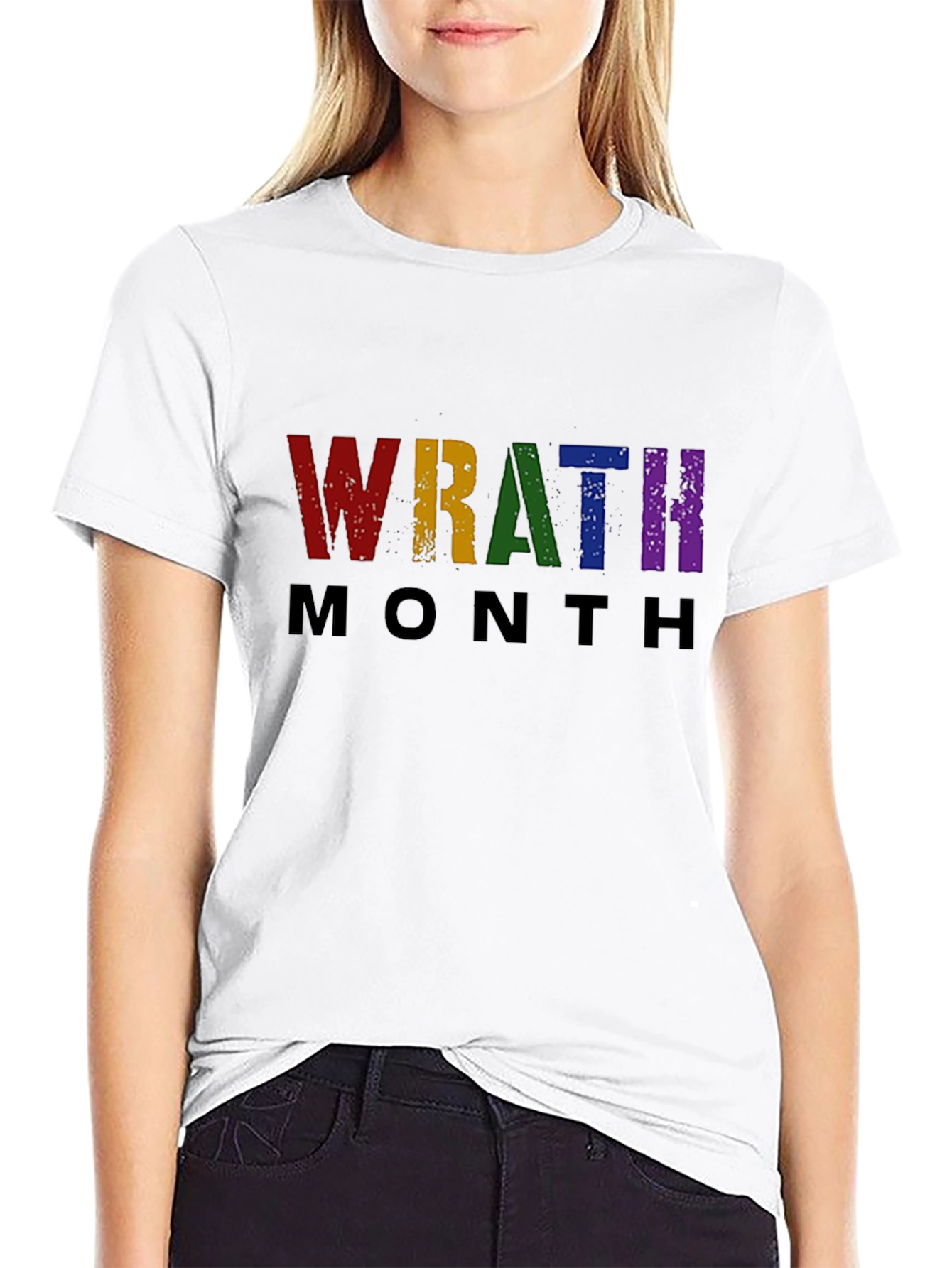 Wrath Month Rainbow T-Shirt