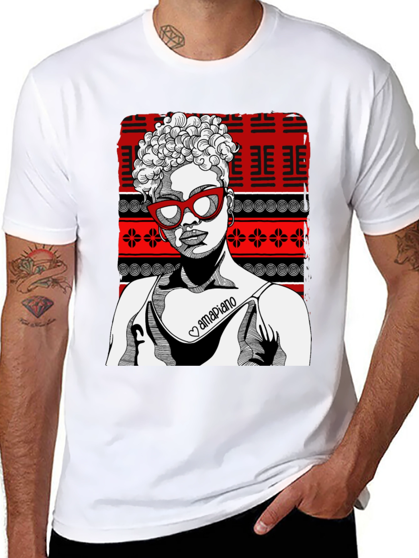 Afrocentric Amapiano T-Shirt - Stylish Graphic Tee
