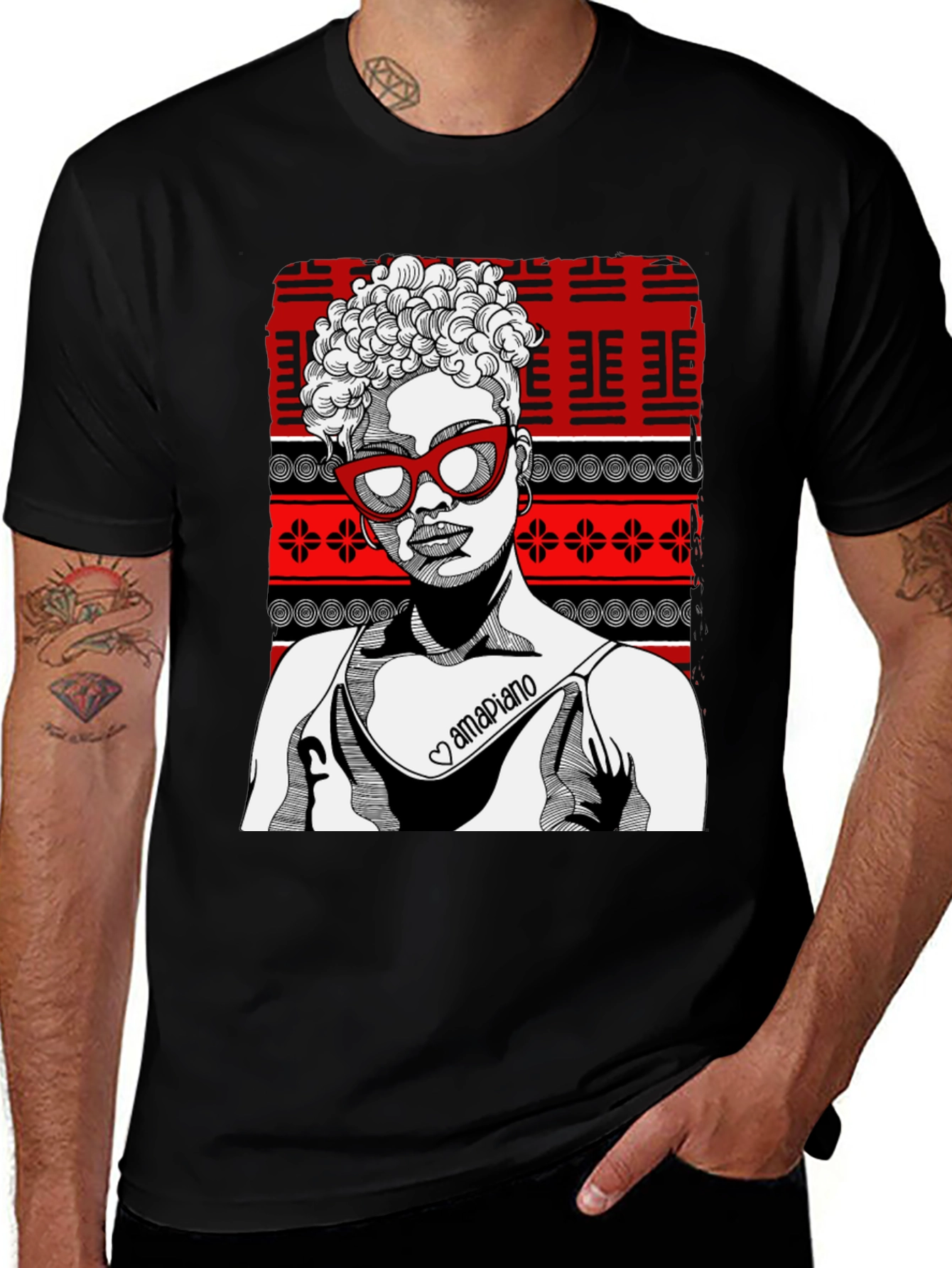 Afrocentric Amapiano T-Shirt - Stylish Graphic Tee