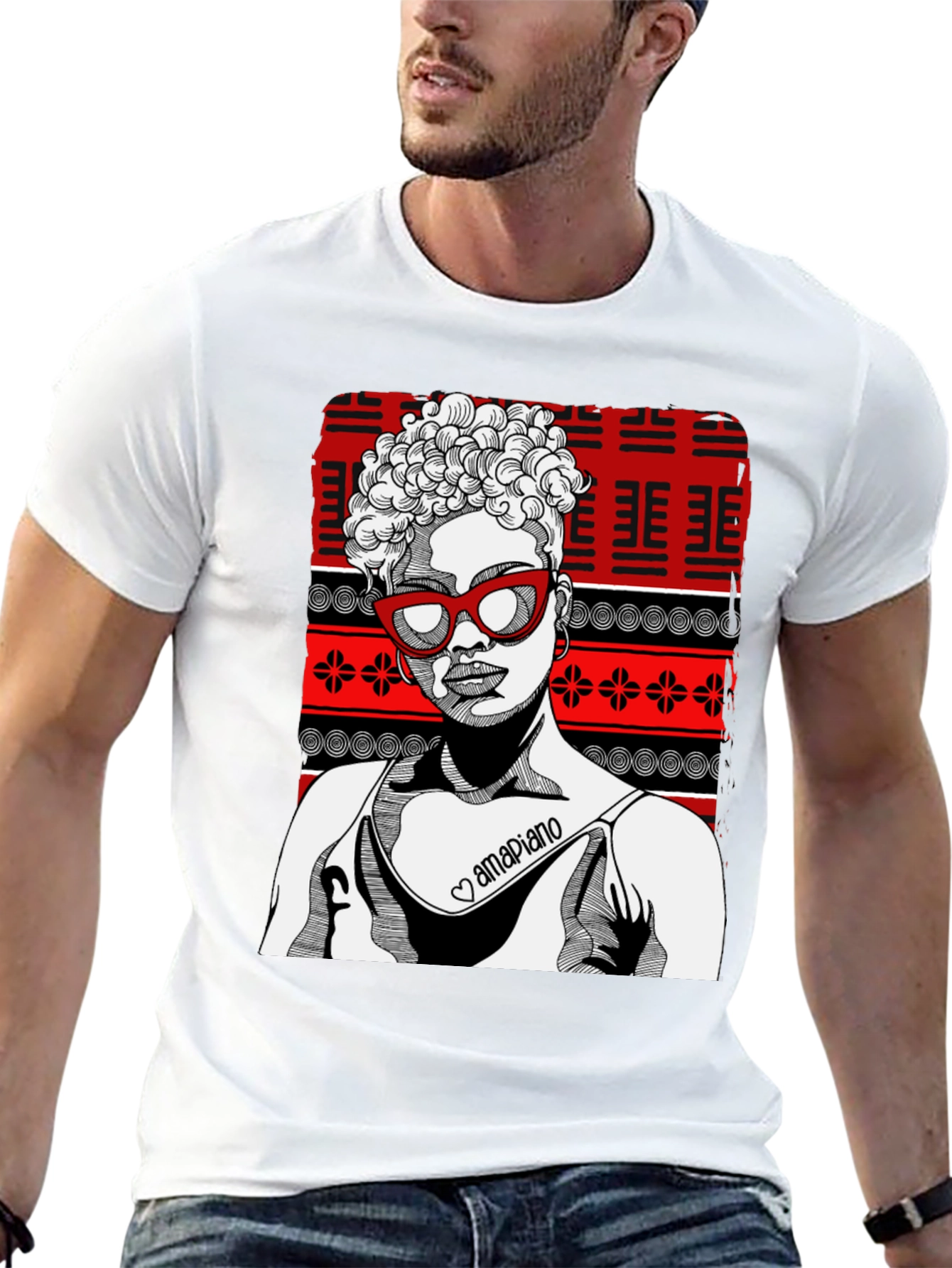Afrocentric Amapiano T-Shirt - Stylish Graphic Tee