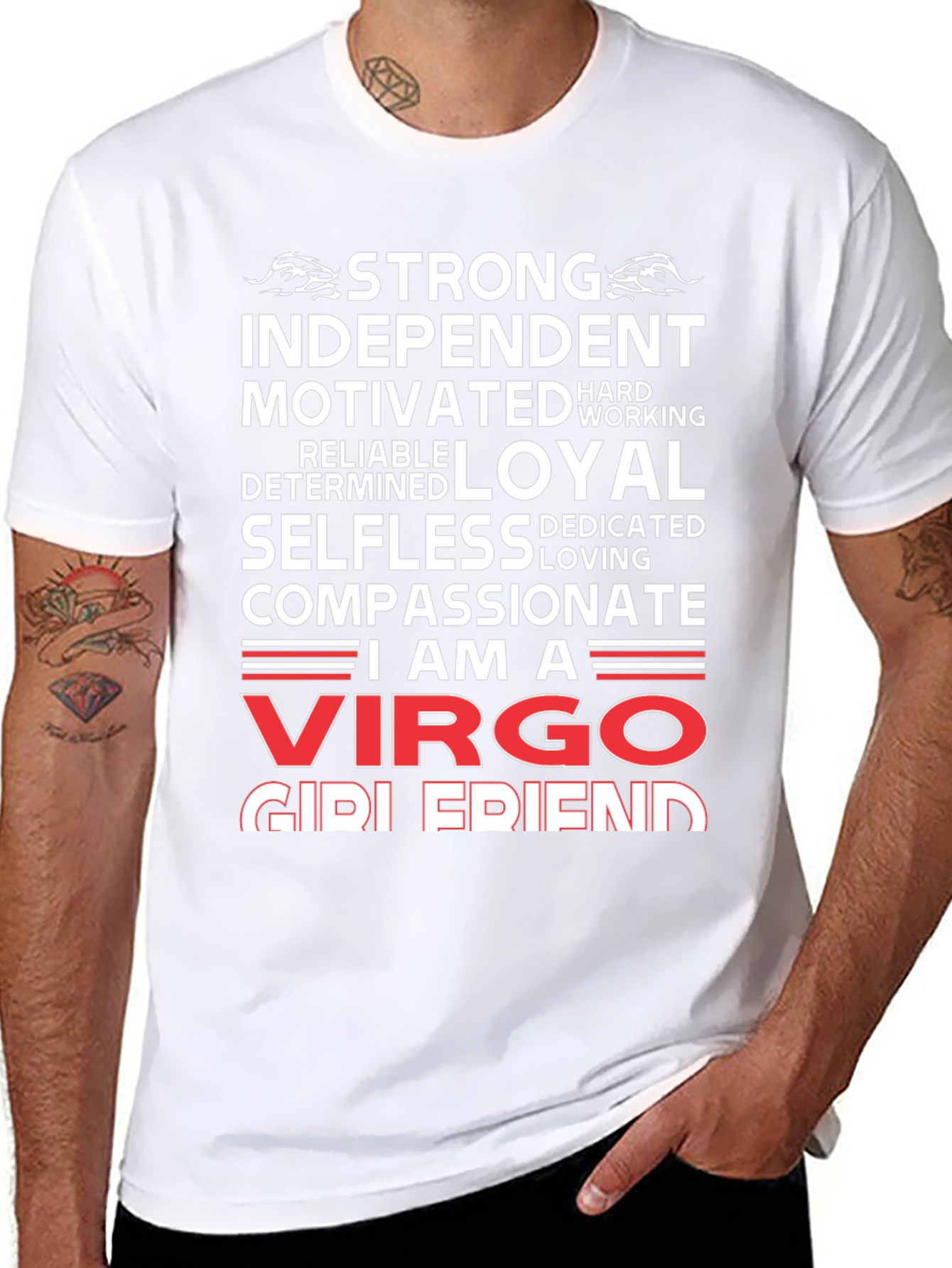 Virgo Zodiac Girl Friend Graphic T-Shirt