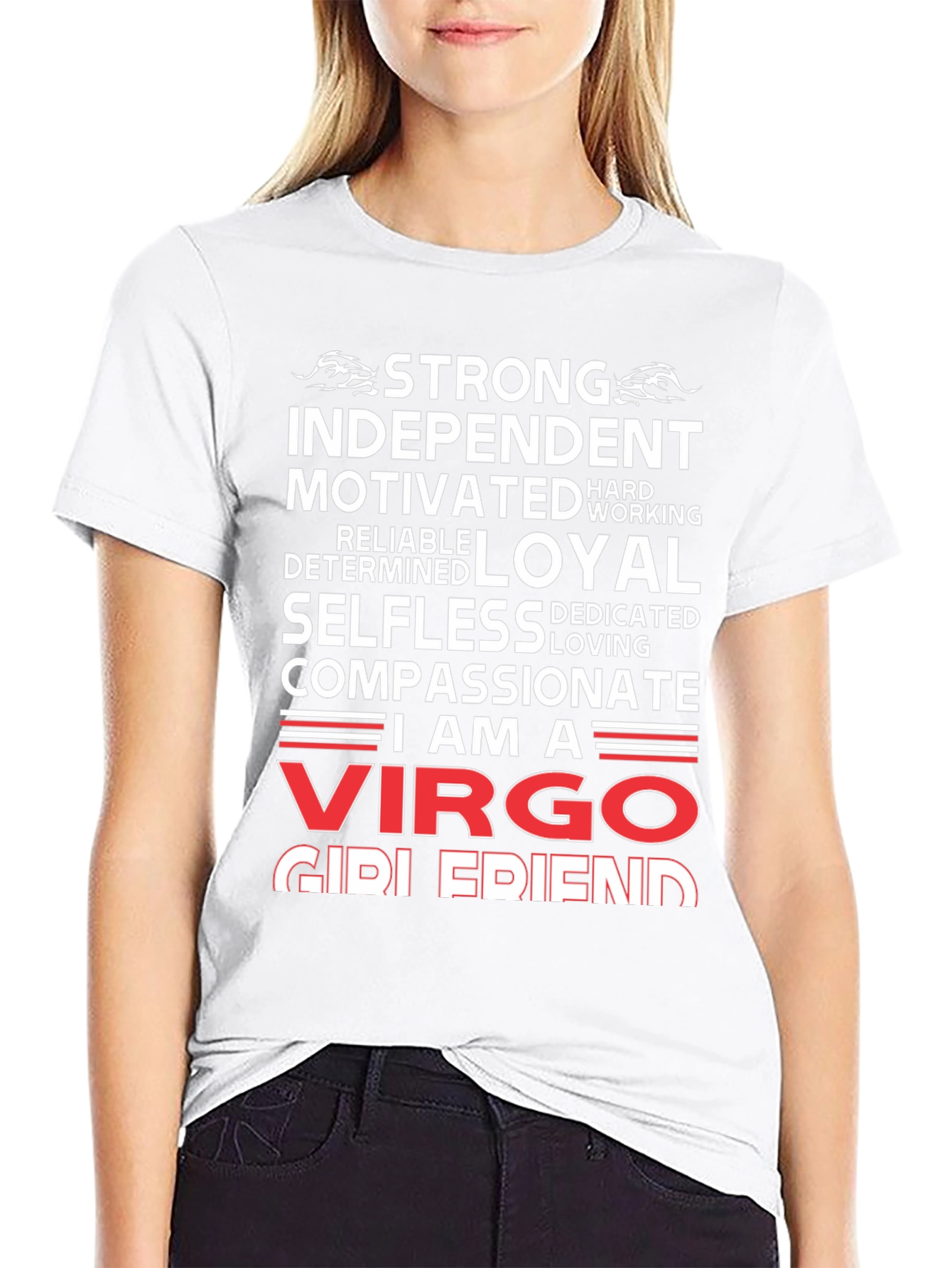 Virgo Zodiac Girl Friend Graphic T-Shirt