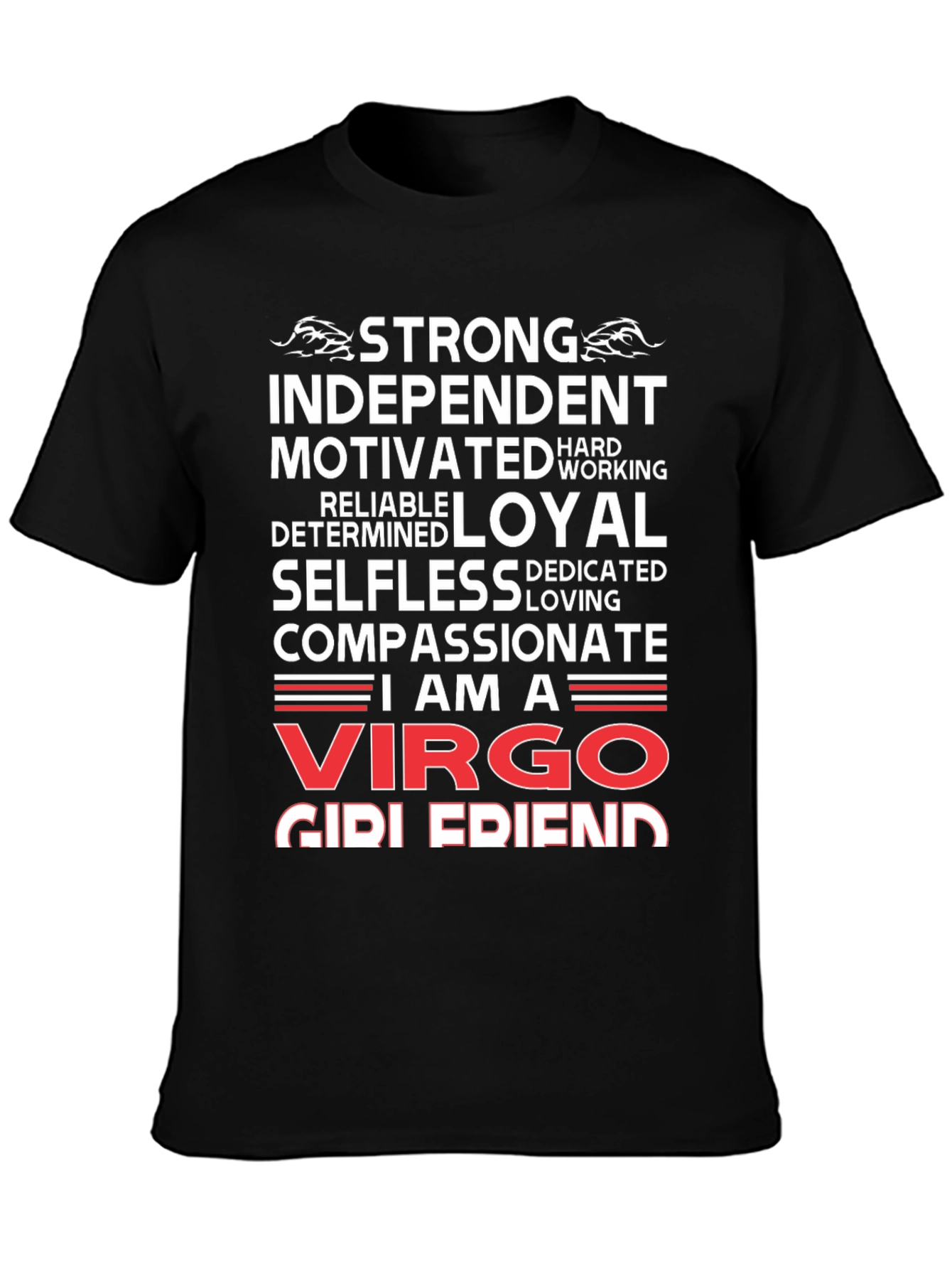 Virgo Zodiac Girl Friend Graphic T-Shirt