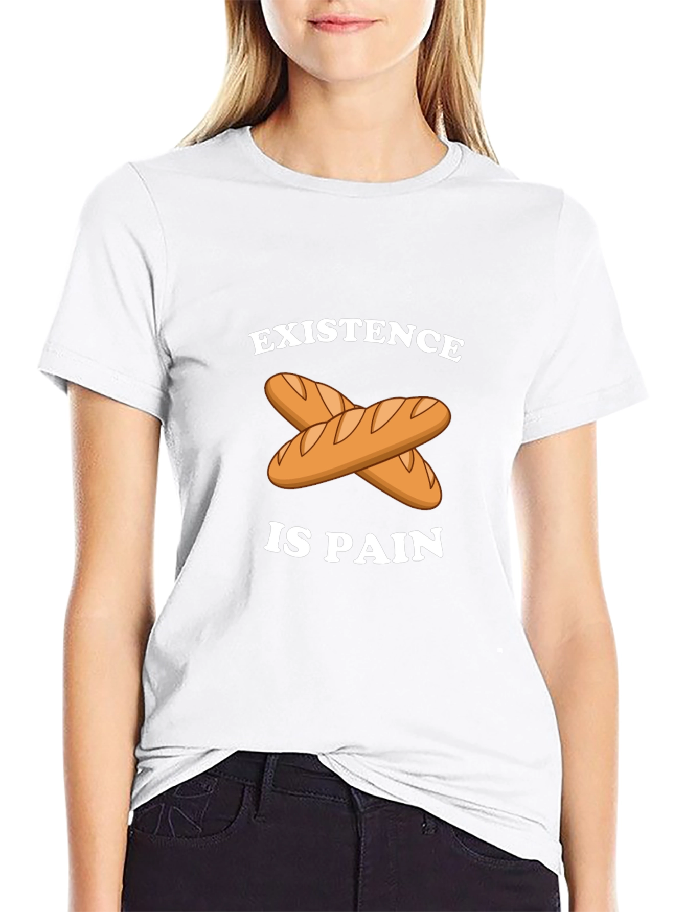 Existence is Pain Baguette T-Shirt