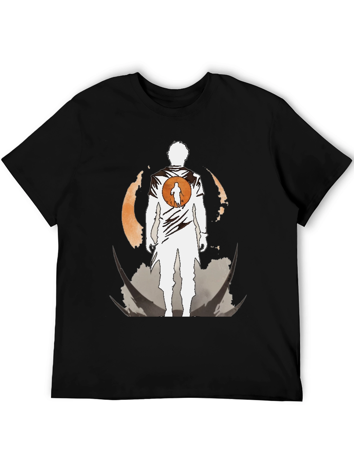 Stylish Graphic Tee - Anime Silhouette