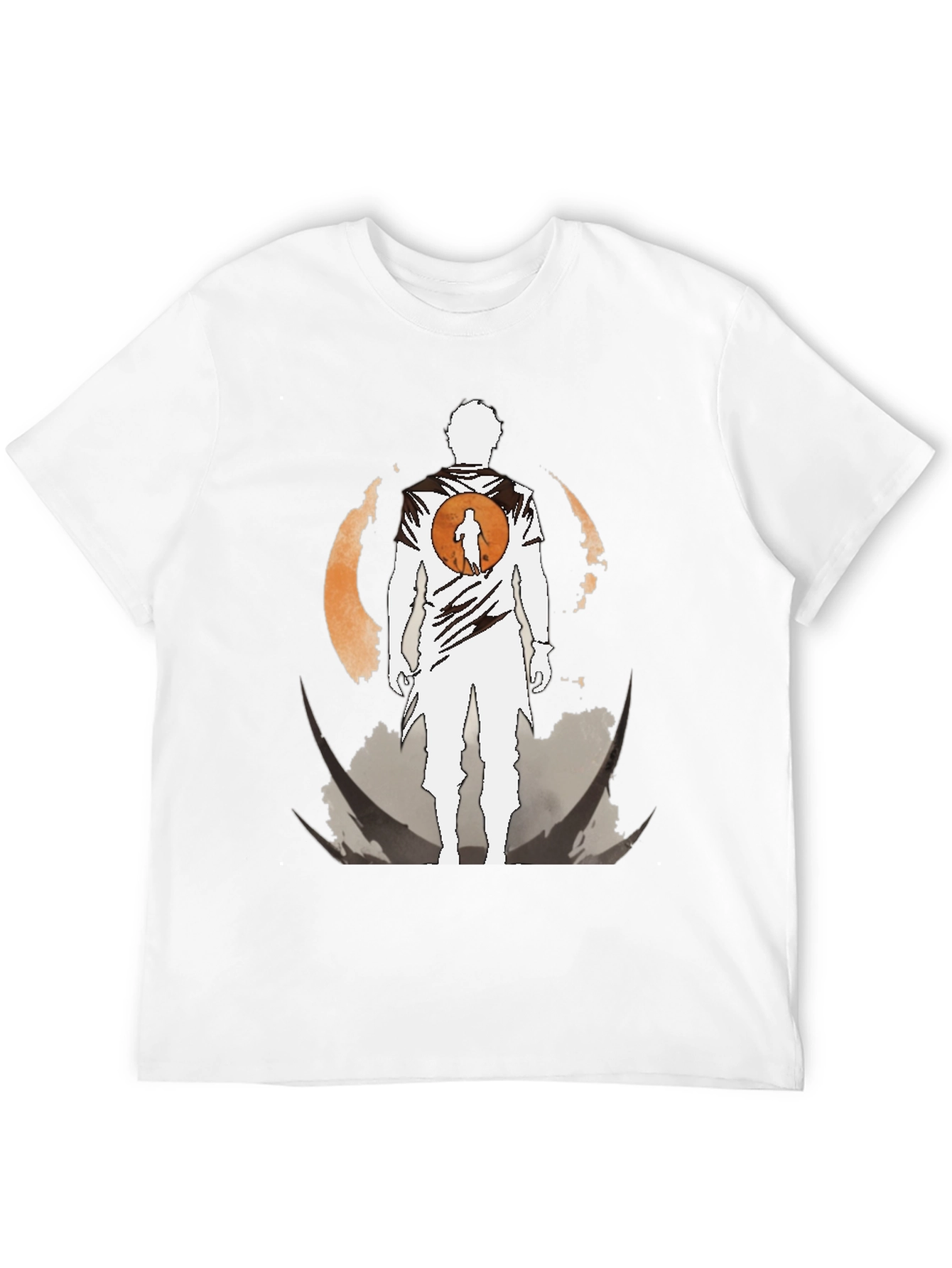 Stylish Graphic Tee - Anime Silhouette