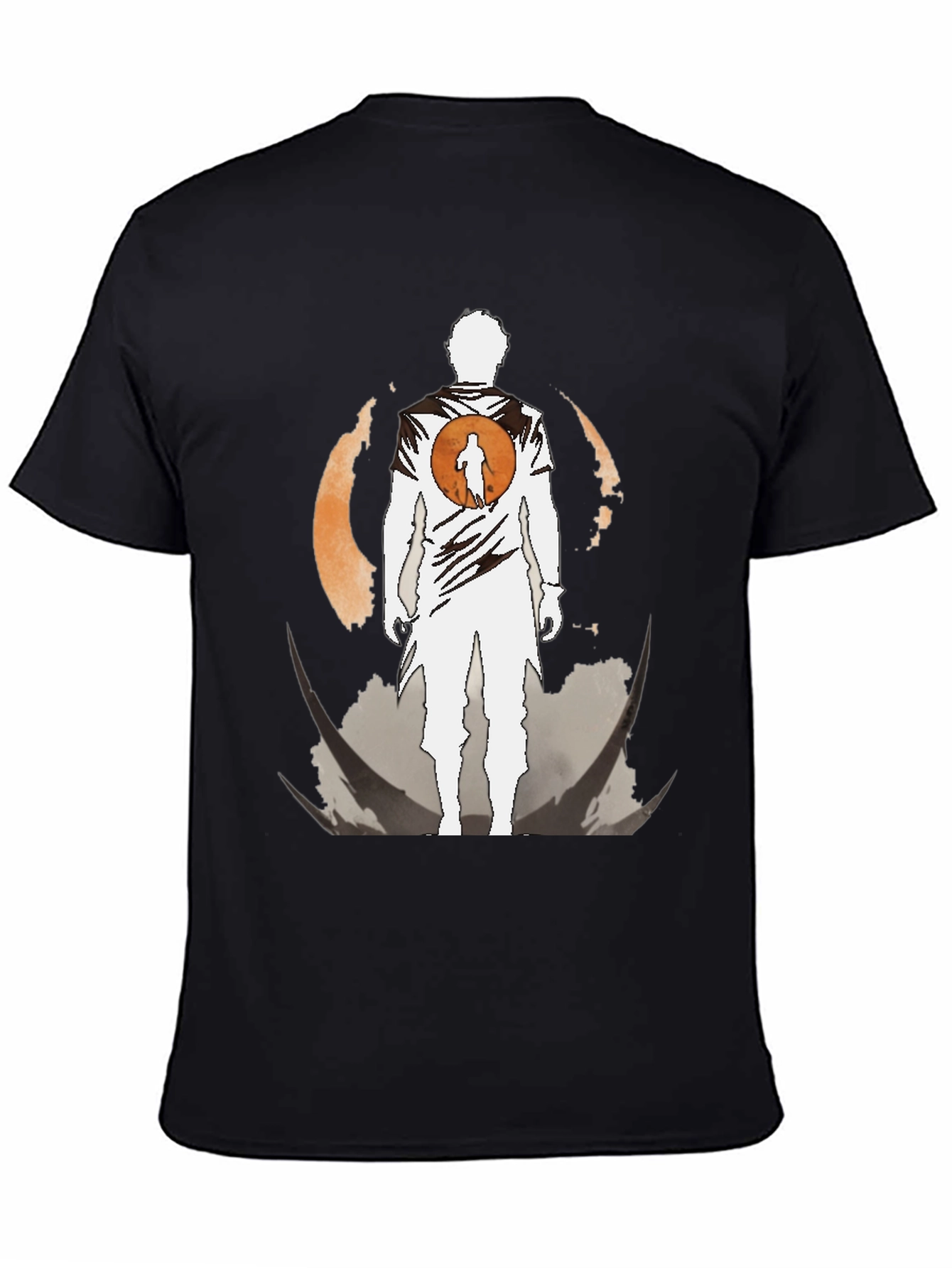 Stylish Graphic Tee - Anime Silhouette