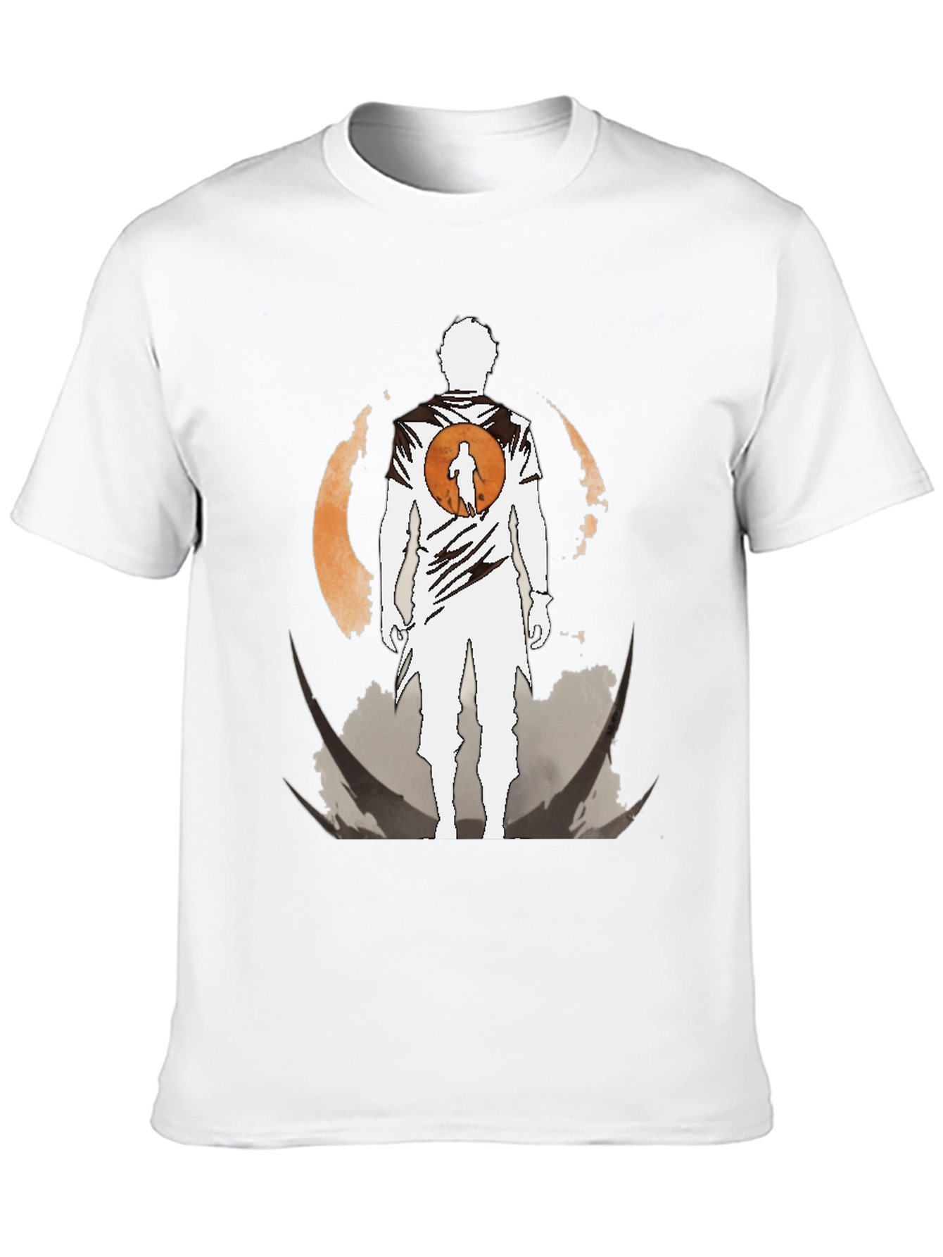 Stylish Graphic Tee - Anime Silhouette