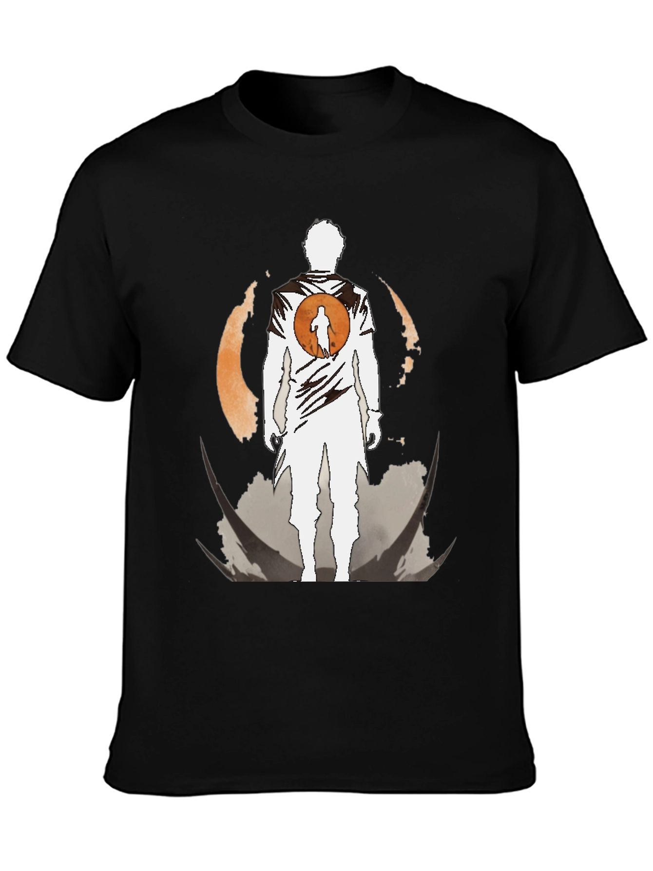 Stylish Graphic Tee - Anime Silhouette