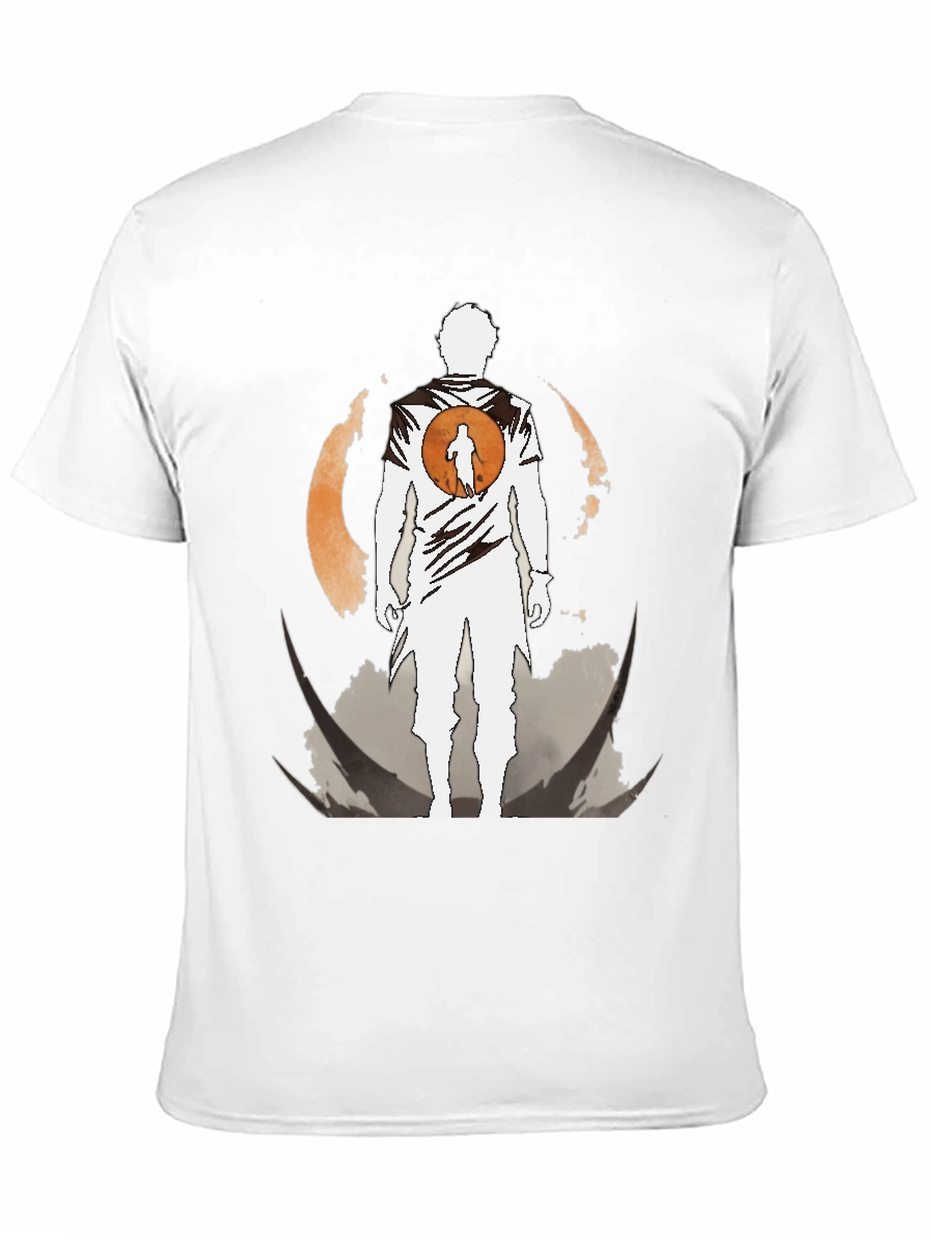 Stylish Graphic Tee - Anime Silhouette