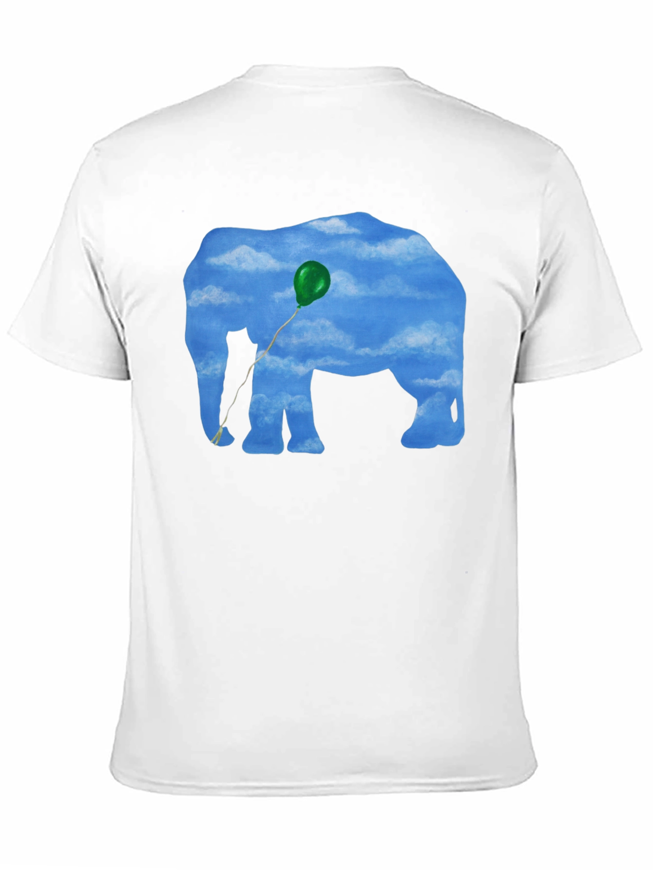 Sky Elephant Graphic Tee - Unique Cloud Design
