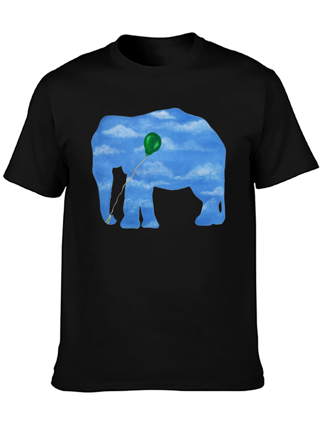 Sky Elephant Graphic Tee - Unique Cloud Design