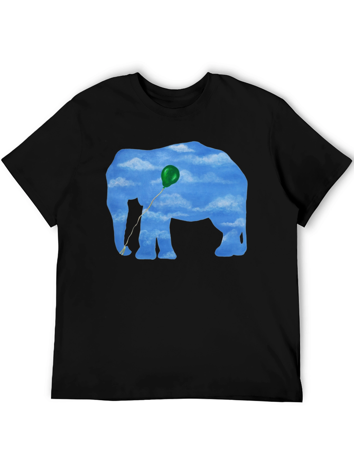 Sky Elephant Graphic Tee - Unique Cloud Design