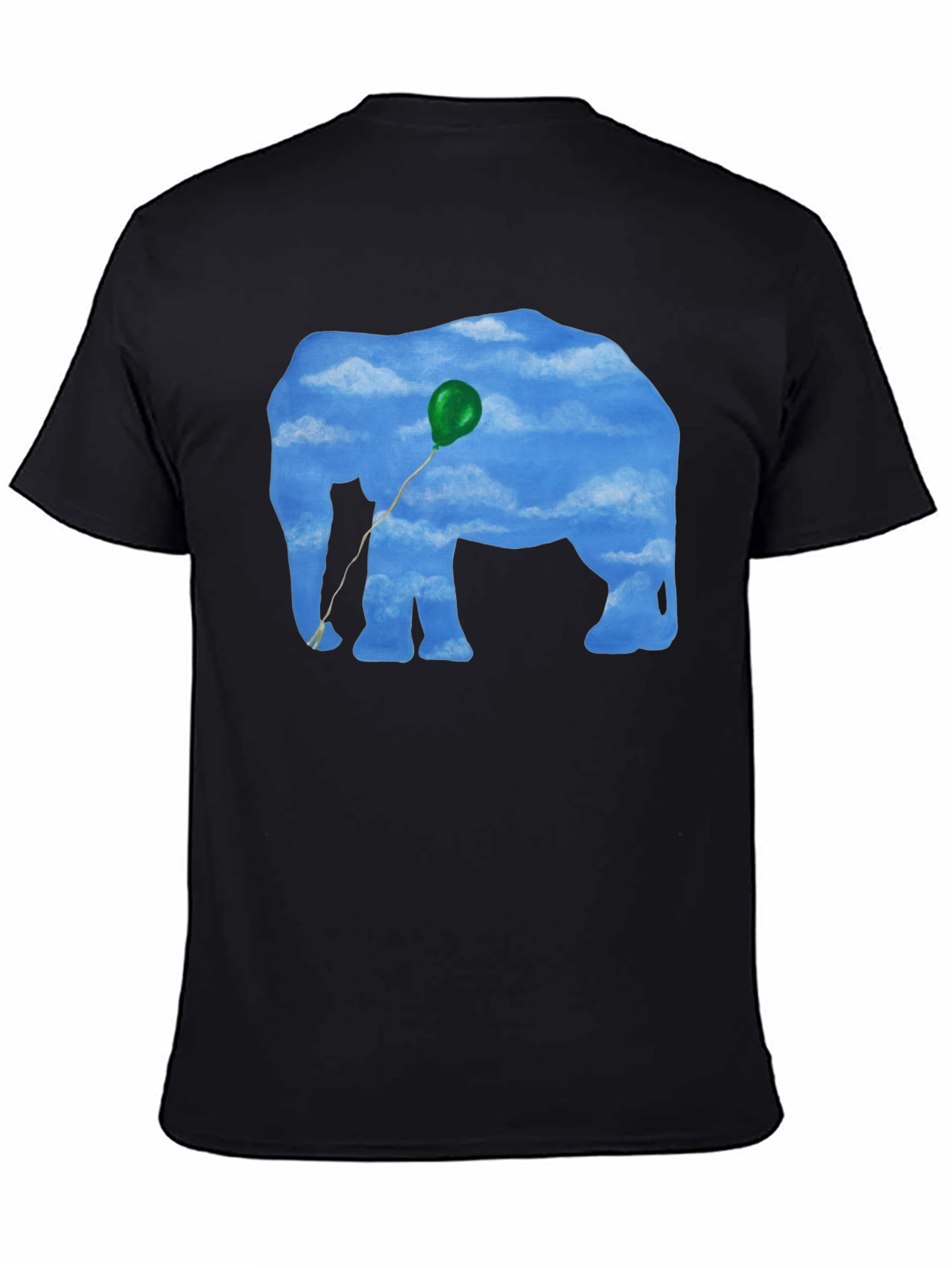Sky Elephant Graphic Tee - Unique Cloud Design