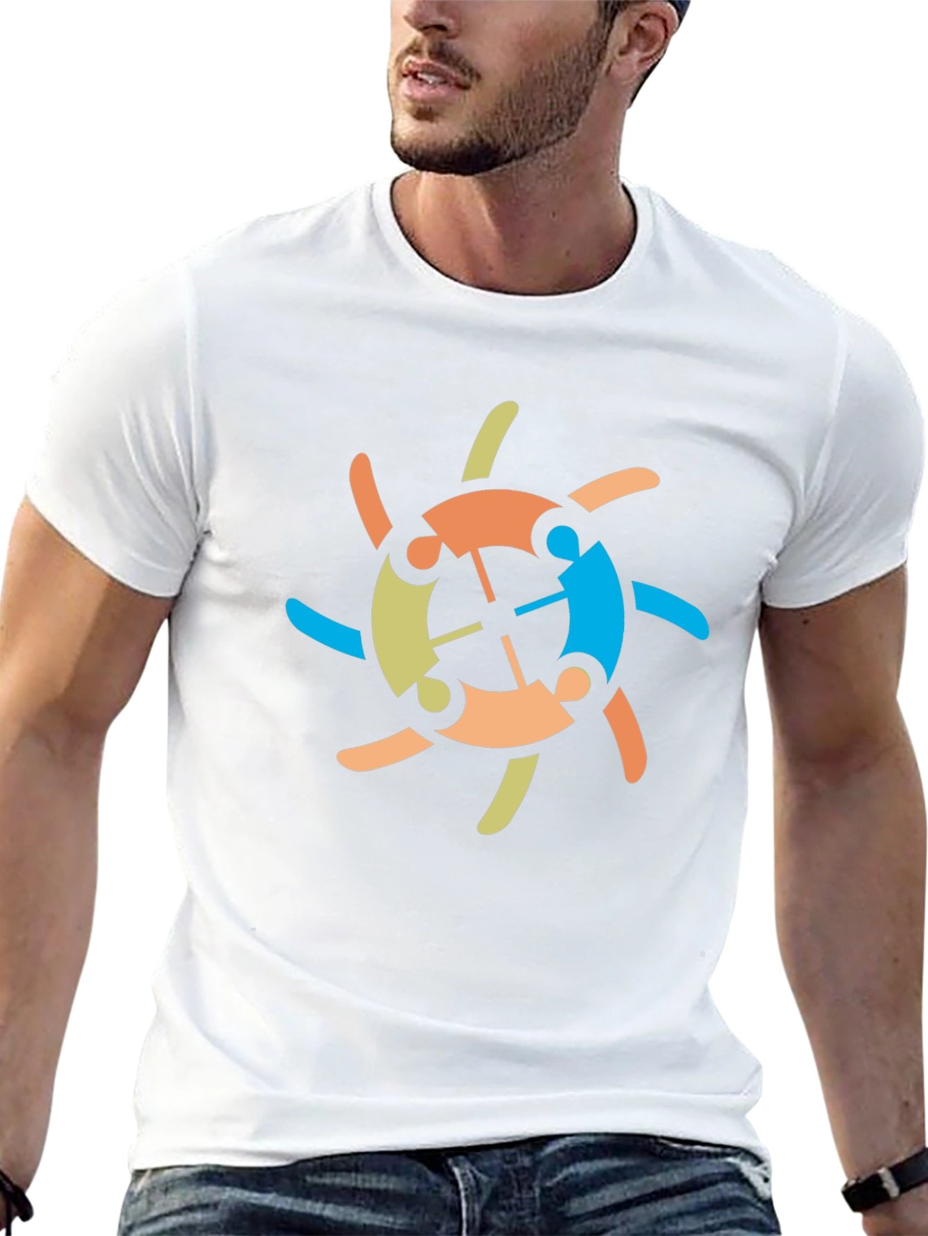 Unity Circle Graphic Tee - Black