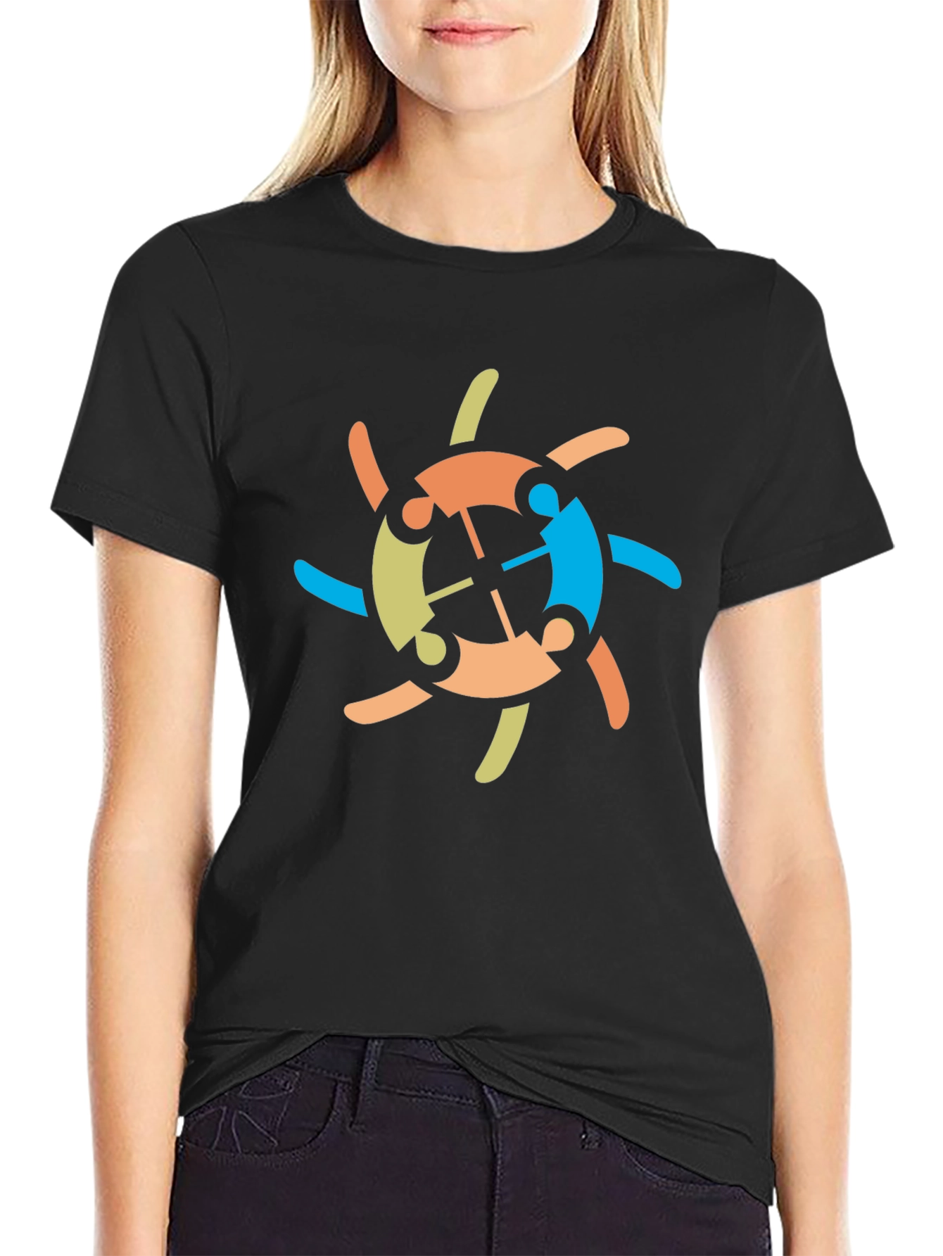 Unity Circle Graphic Tee - Black