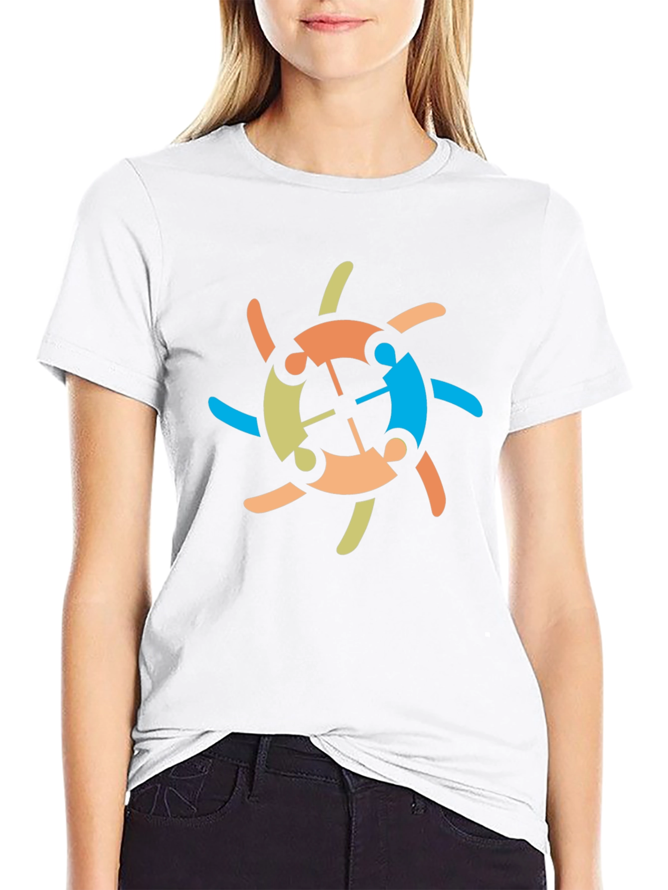 Unity Circle Graphic Tee - Black