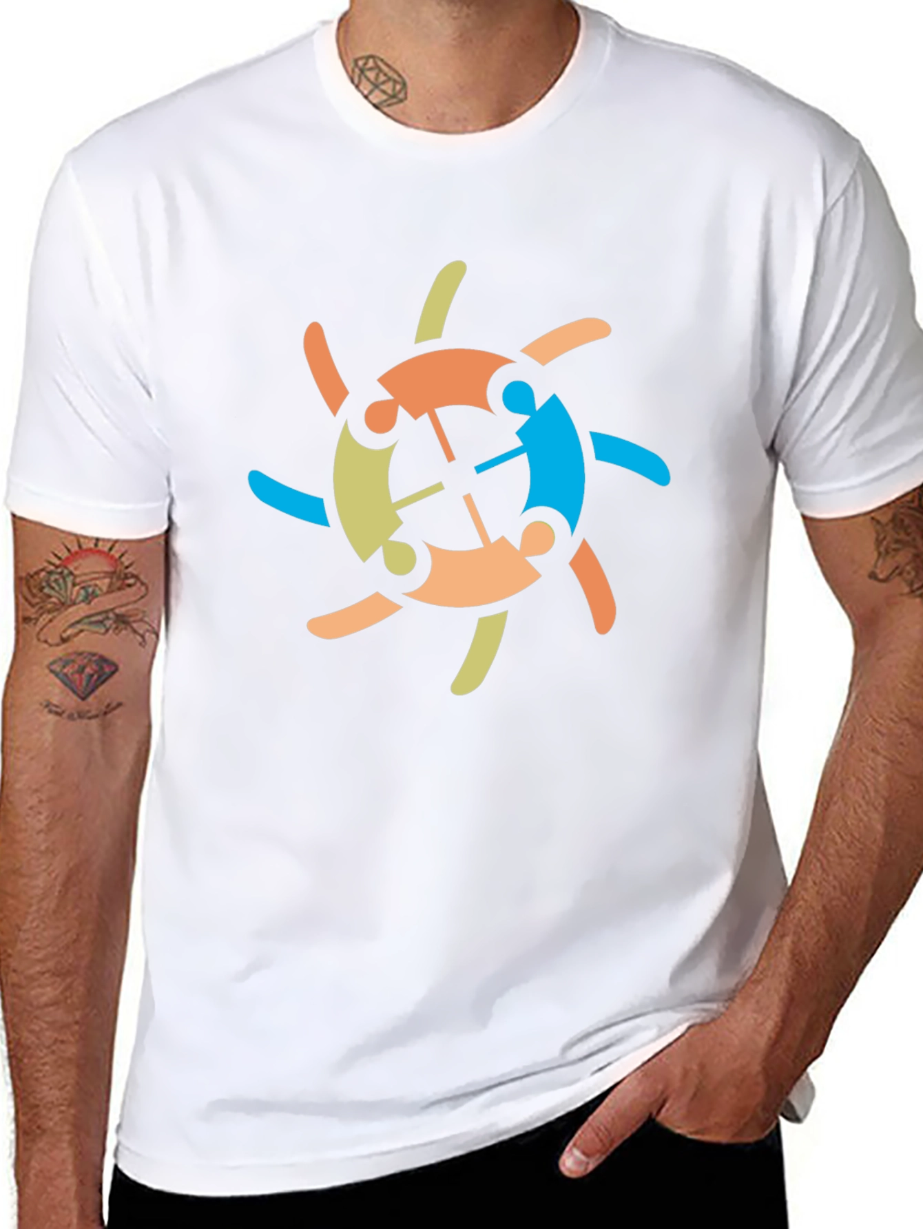 Unity Circle Graphic Tee - Black