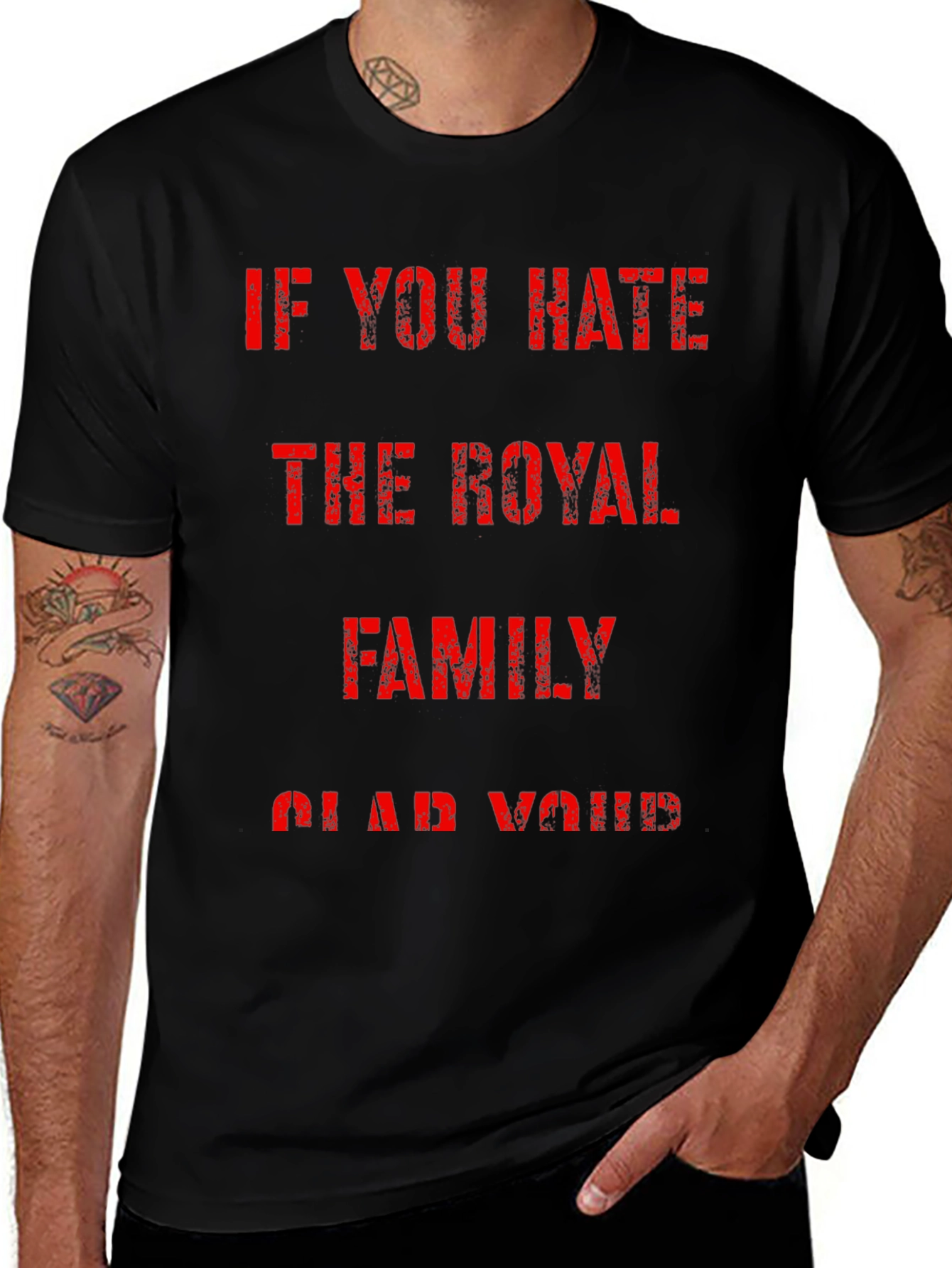 The Royal Family Slogan Graphic Tee