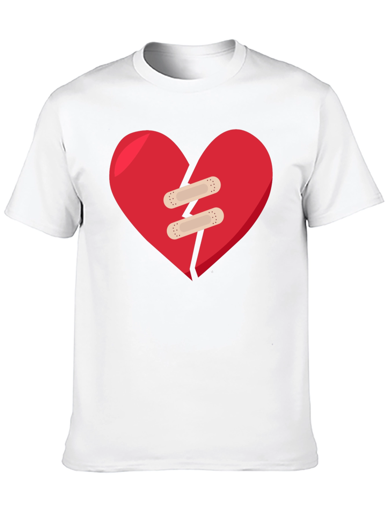 Mended Heart Graphic Black T-Shirt