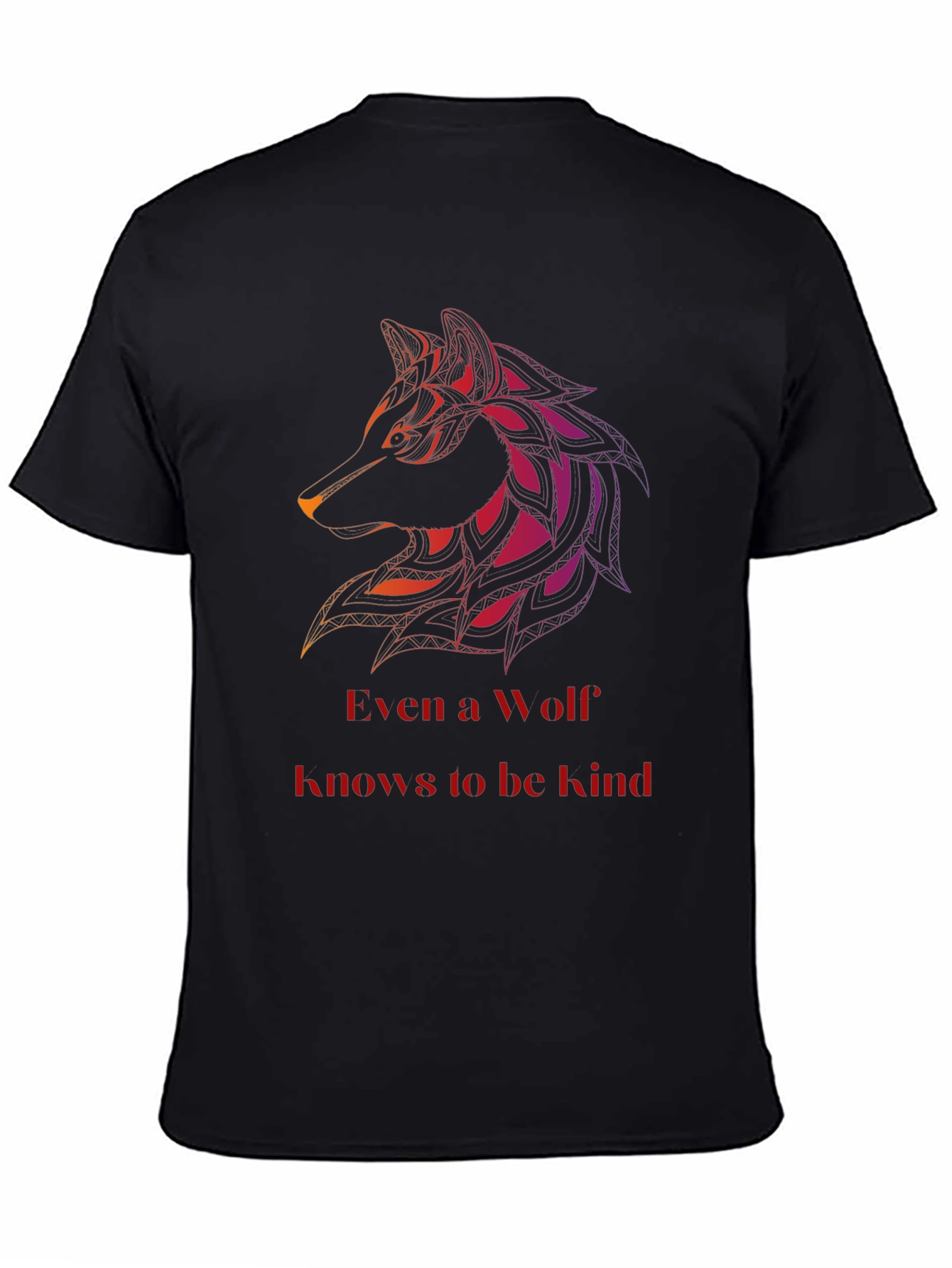 Wolf Kind T-Shirt - Mens Black Graphic Tee
