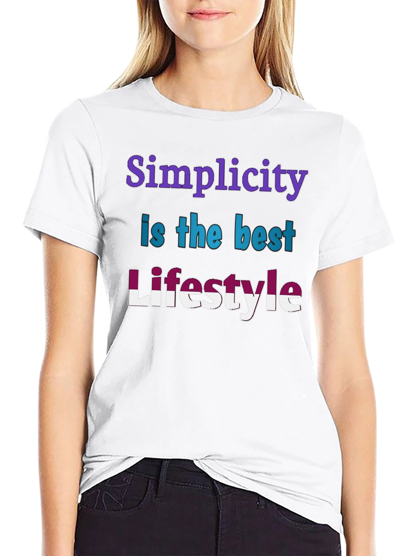 Simplicity Lifestyle Black T-Shirt