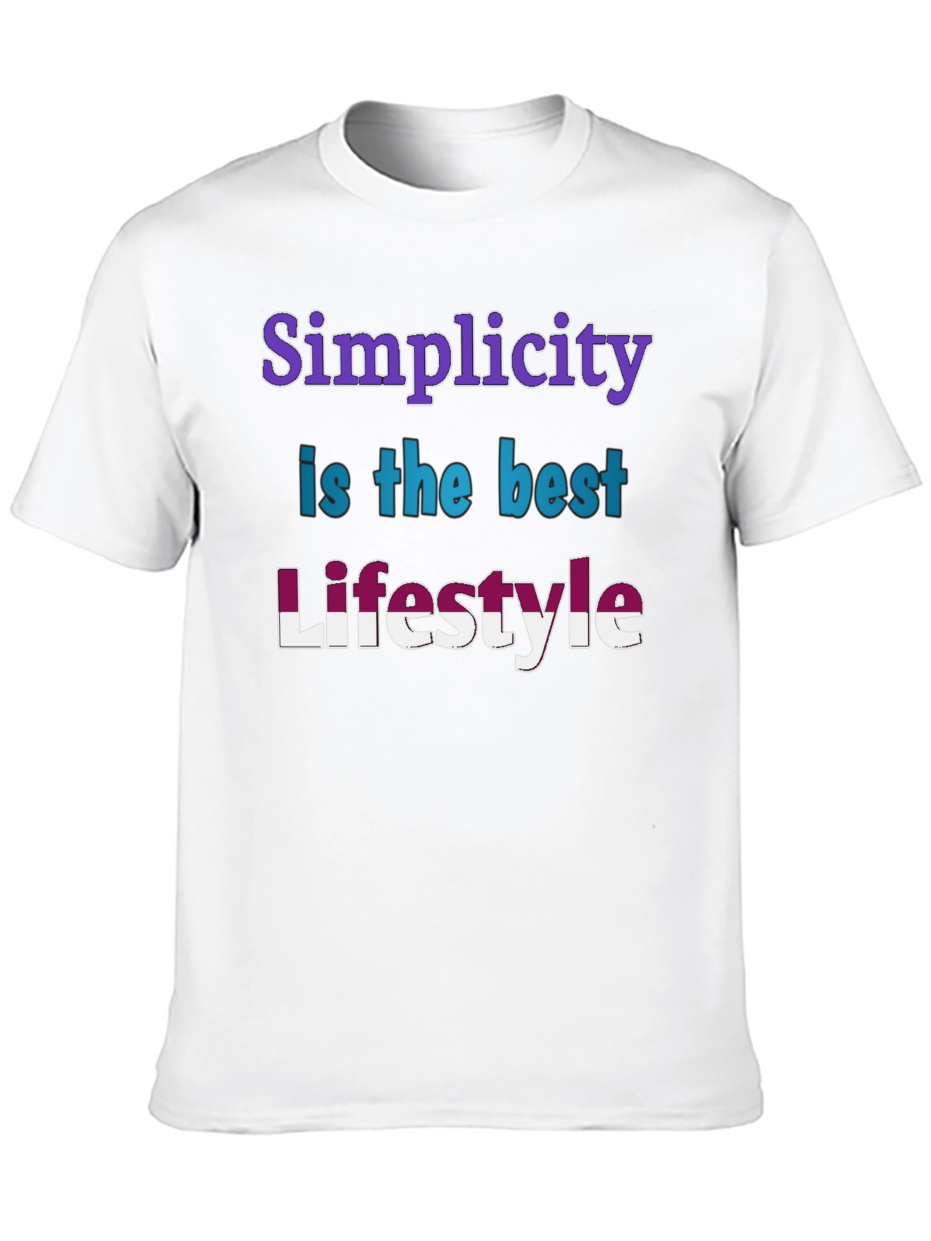 Simplicity Lifestyle Black T-Shirt