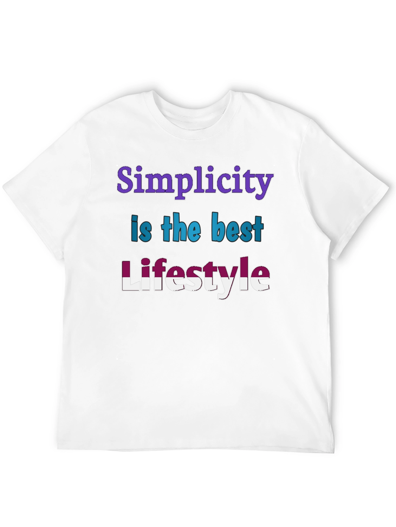 Simplicity Lifestyle Black T-Shirt